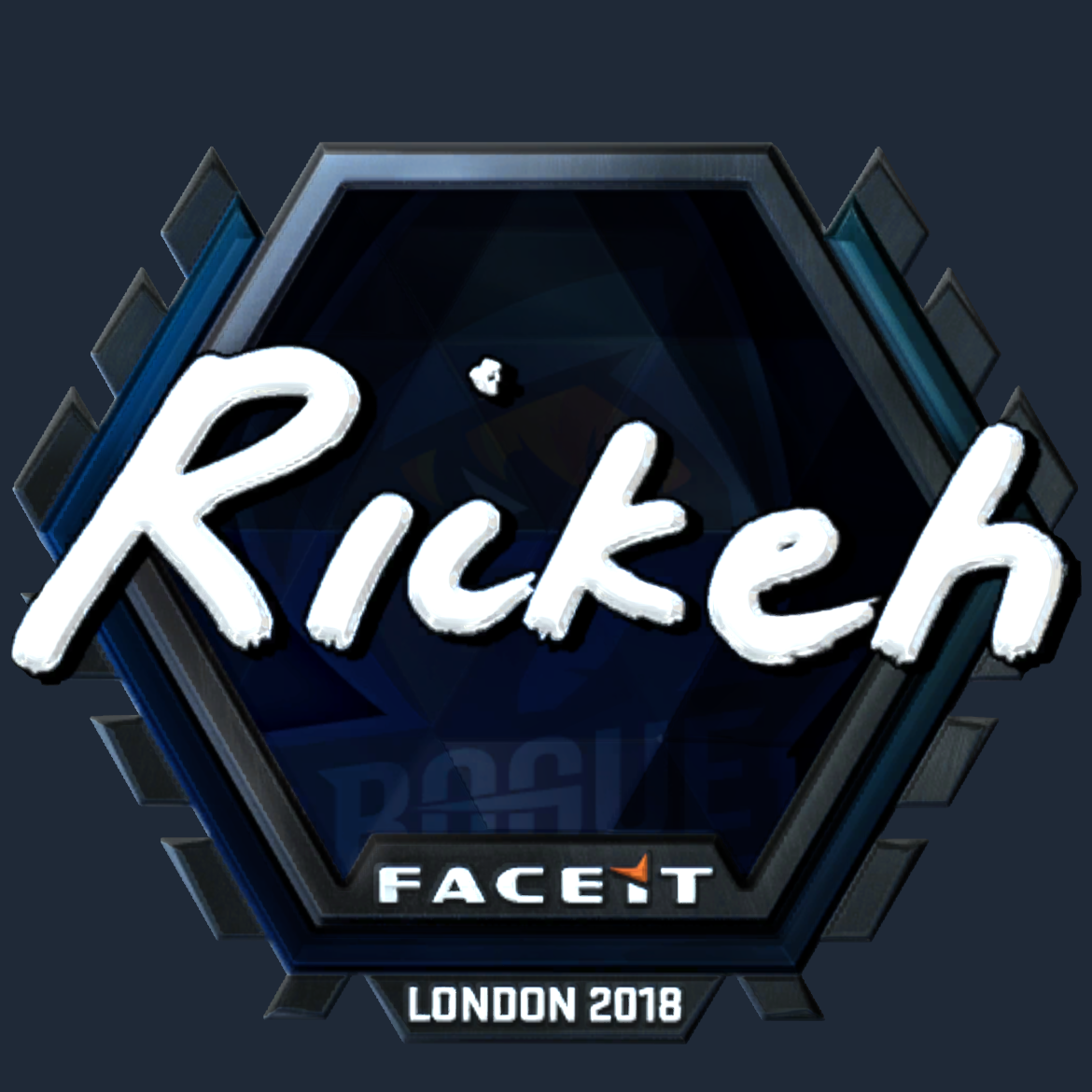Sticker | Rickeh (Foil) | London 2018 Screenshot