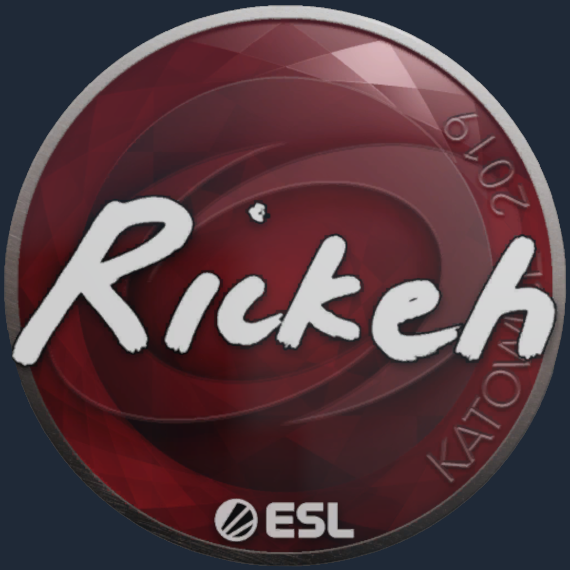 Sticker | Rickeh | Katowice 2019 Screenshot