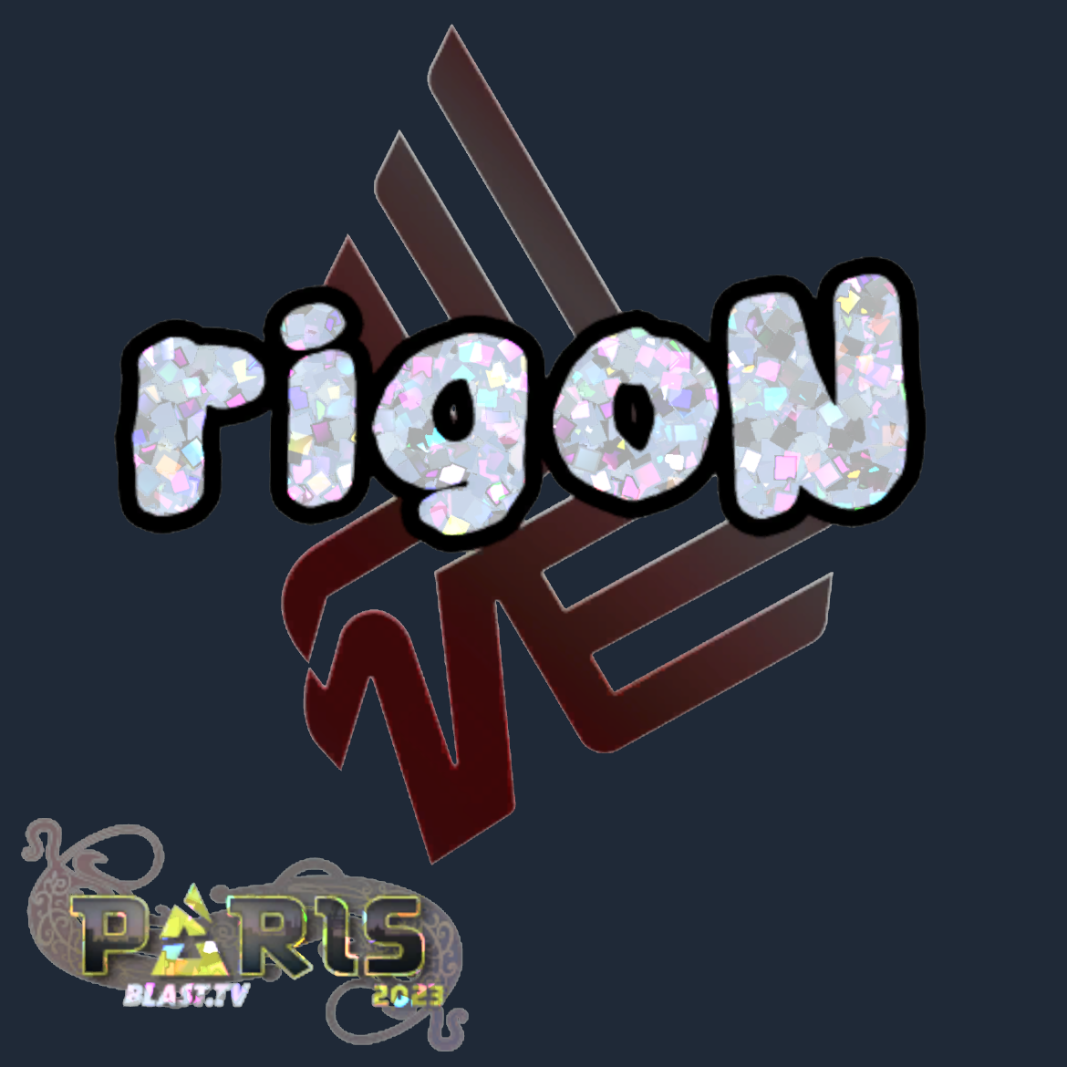 Sticker | rigoN (Glitter) | Paris 2023 Screenshot