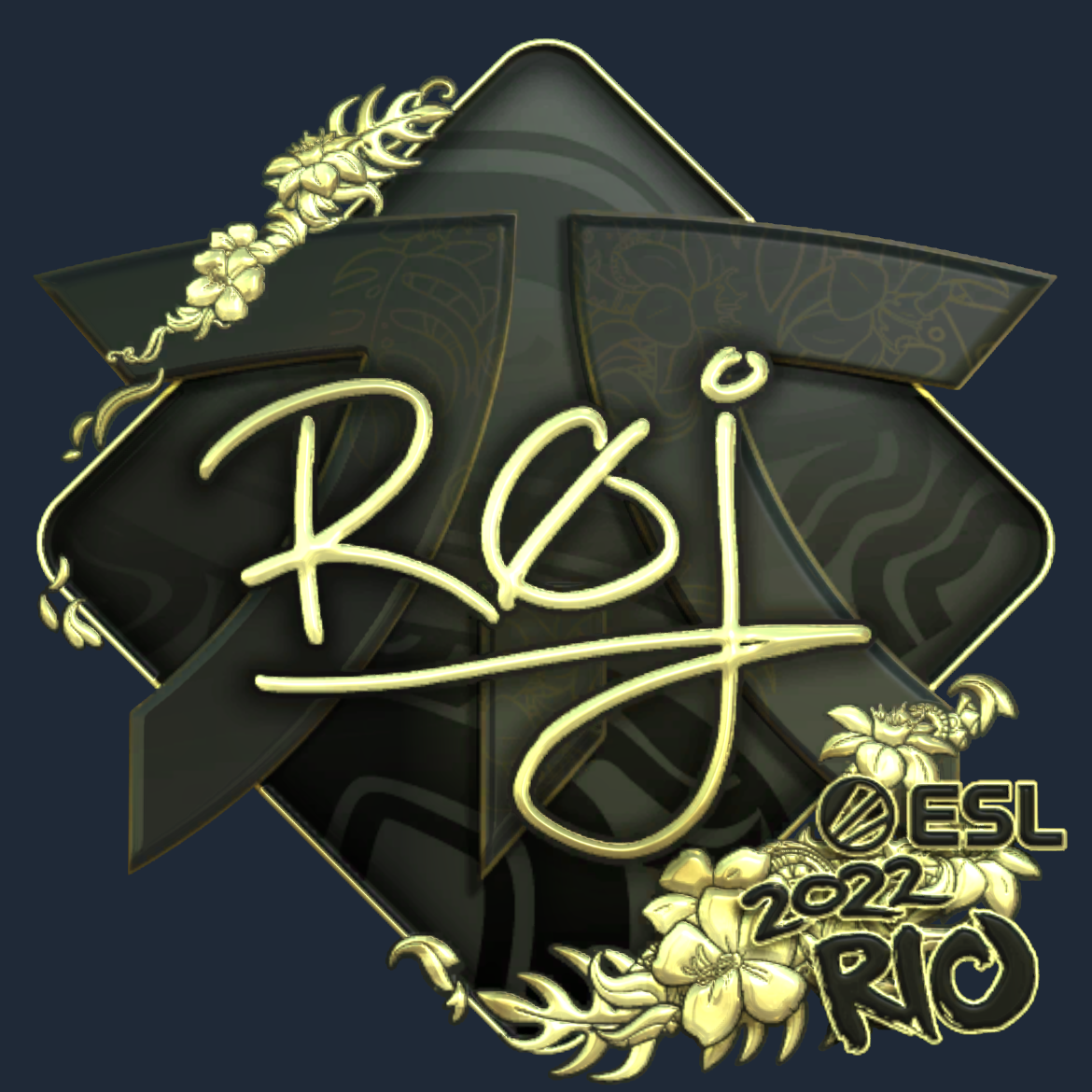 Sticker | roeJ (Gold) | Rio 2022 Screenshot