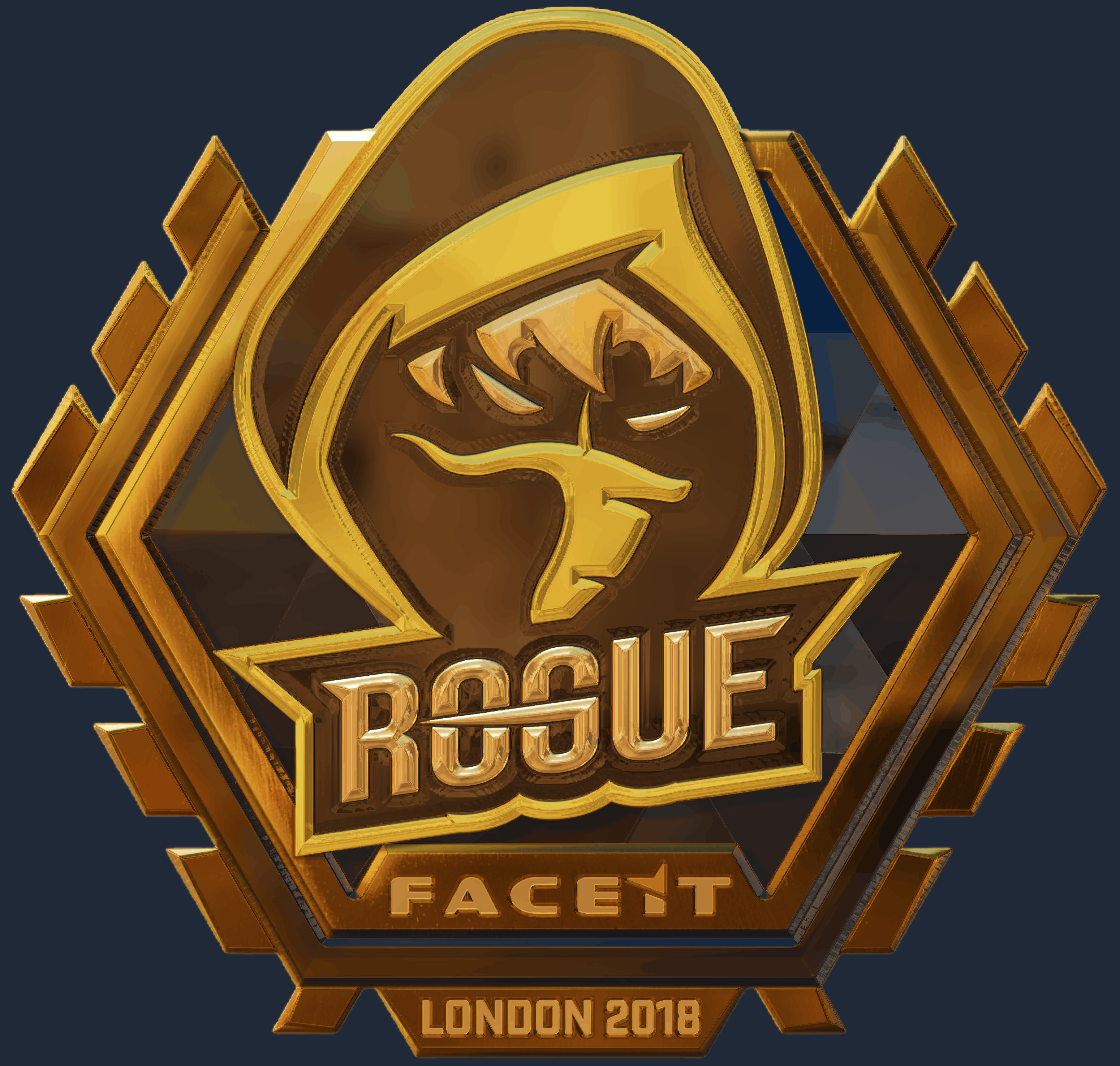 Sticker | Rogue (Gold) | London 2018 Screenshot