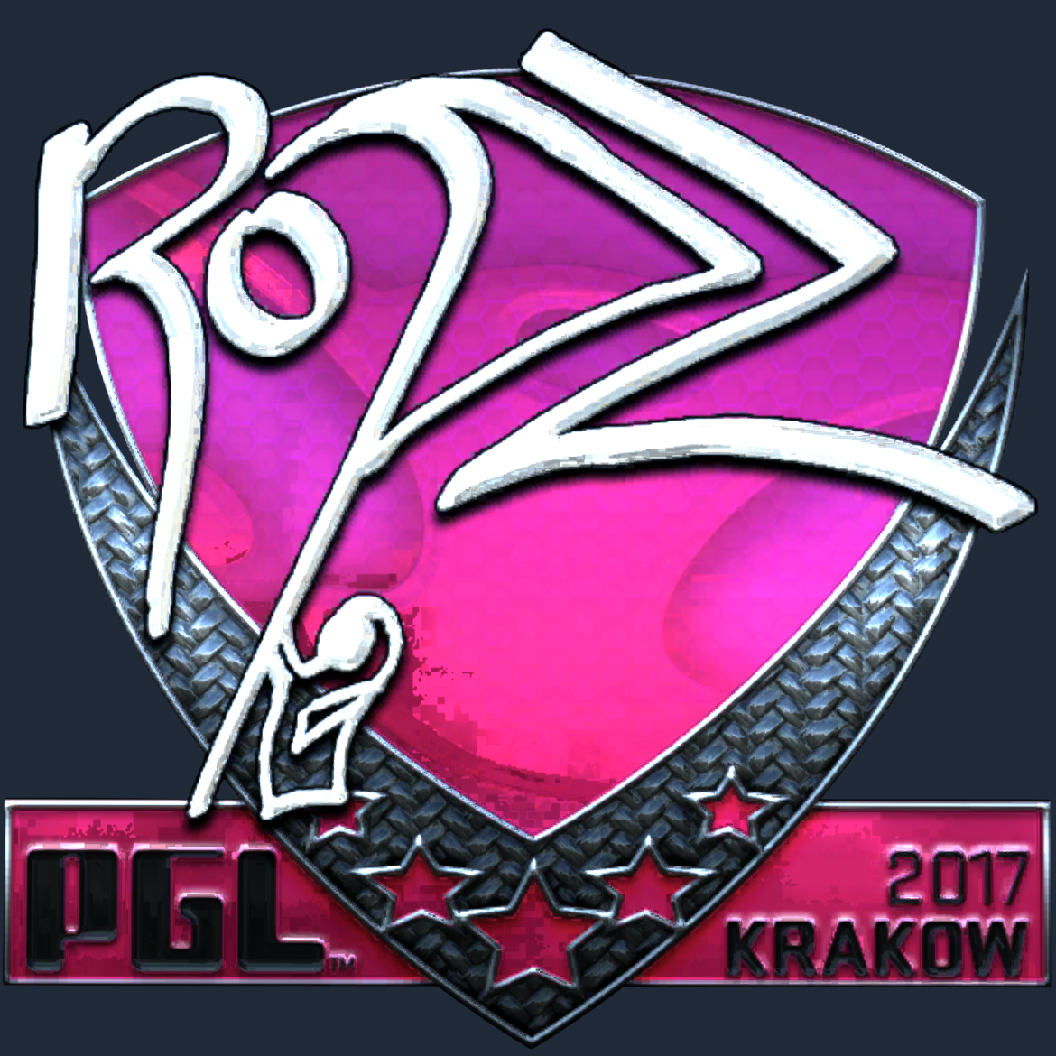 Sticker | ropz (Foil) | Krakow 2017 Screenshot