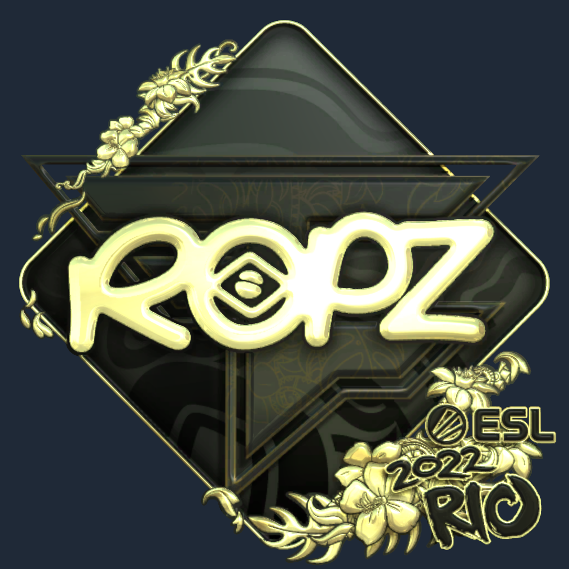 Sticker | ropz (Gold) | Rio 2022 Screenshot
