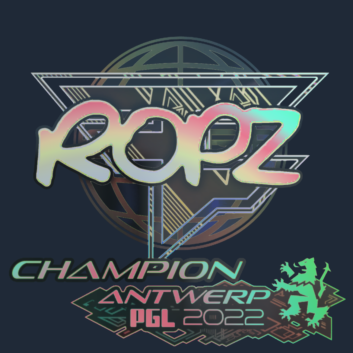 Sticker | ropz (Holo, Champion) | Antwerp 2022 Screenshot