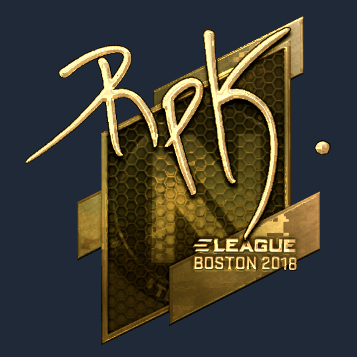 Sticker | RpK (Gold) | Boston 2018 Screenshot