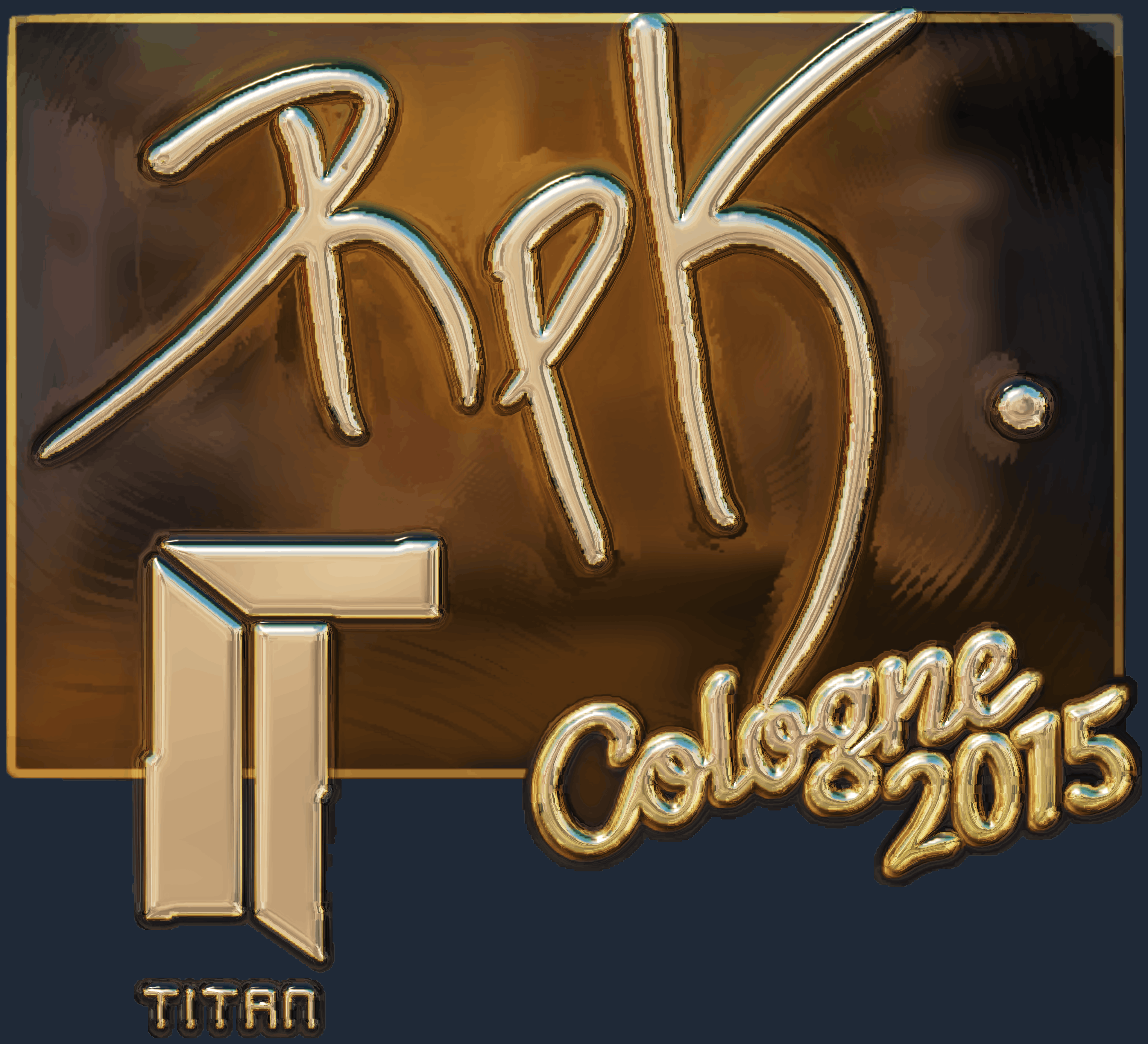 Sticker | RpK (Gold) | Cologne 2015 Screenshot
