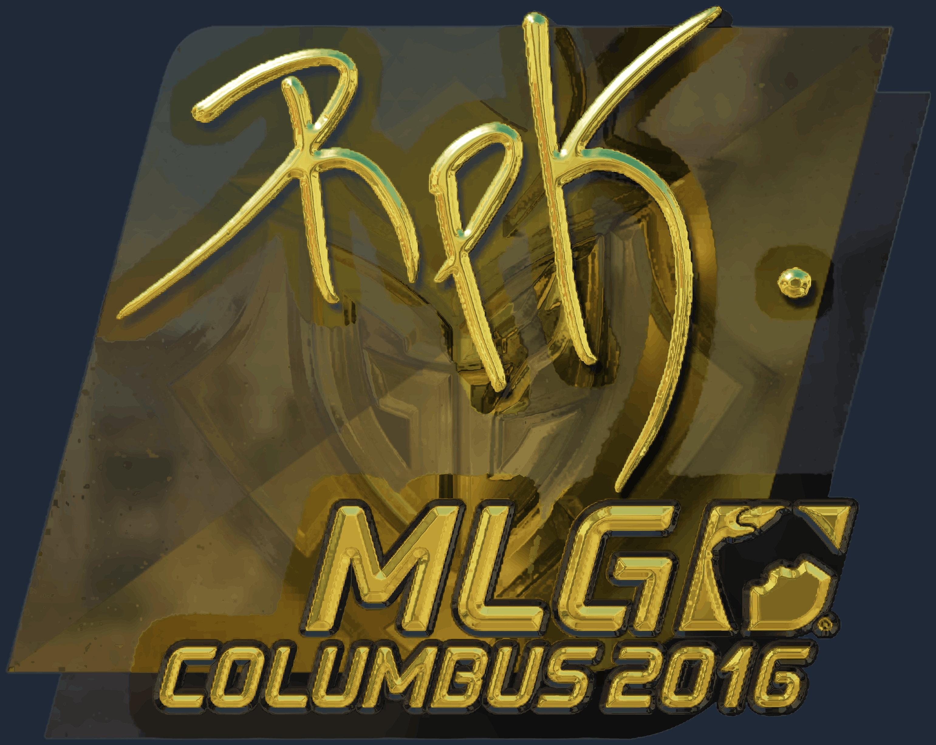 Sticker | RpK (Gold) | MLG Columbus 2016 Screenshot