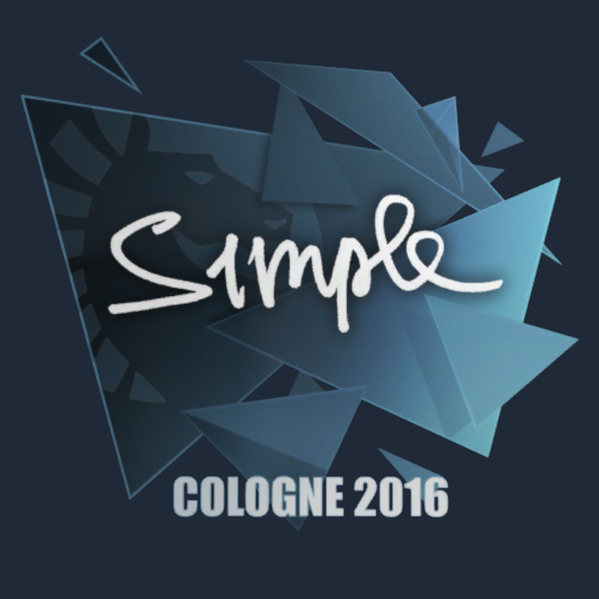 Sticker | s1mple | Cologne 2016 Screenshot