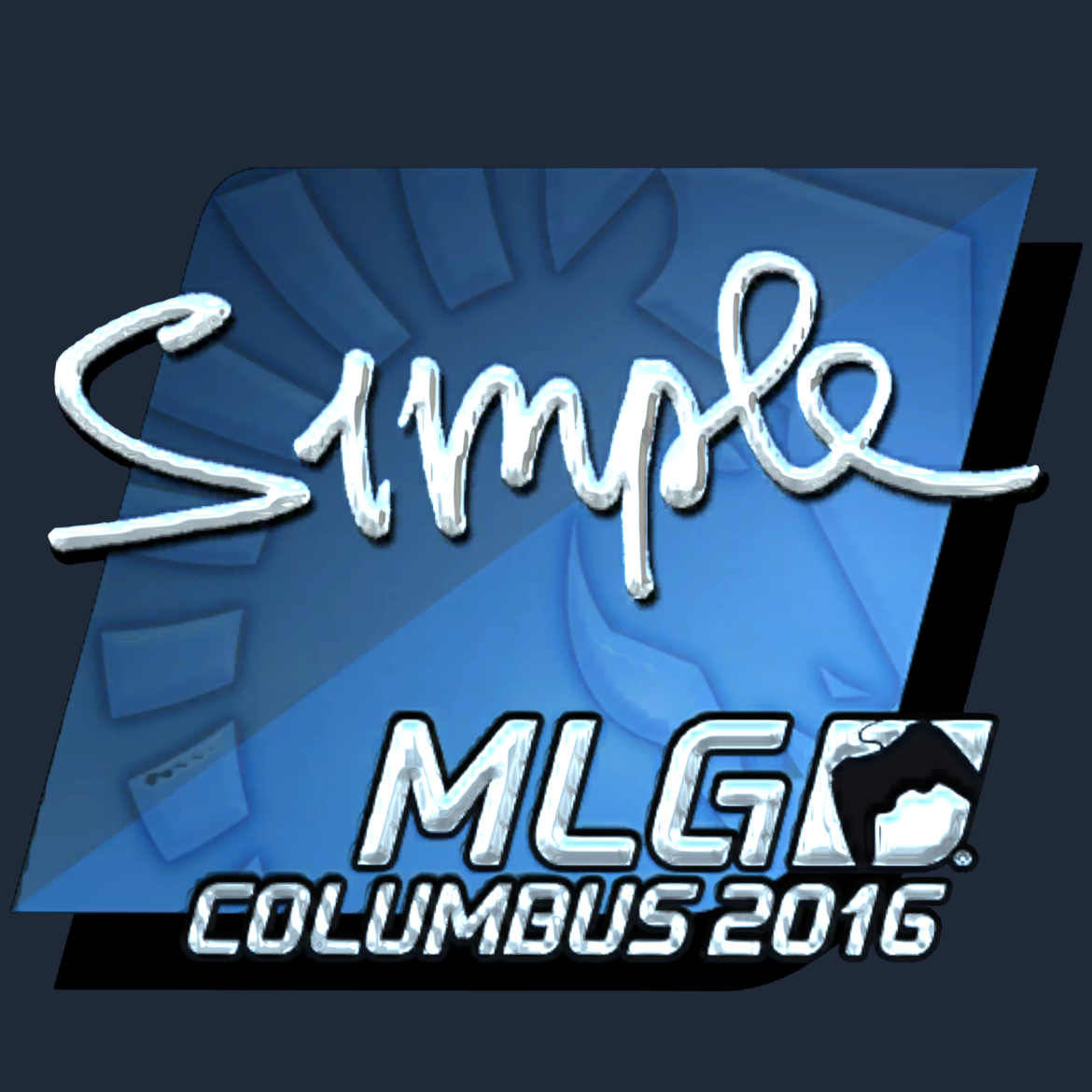 Sticker | s1mple (Foil) | MLG Columbus 2016 Screenshot