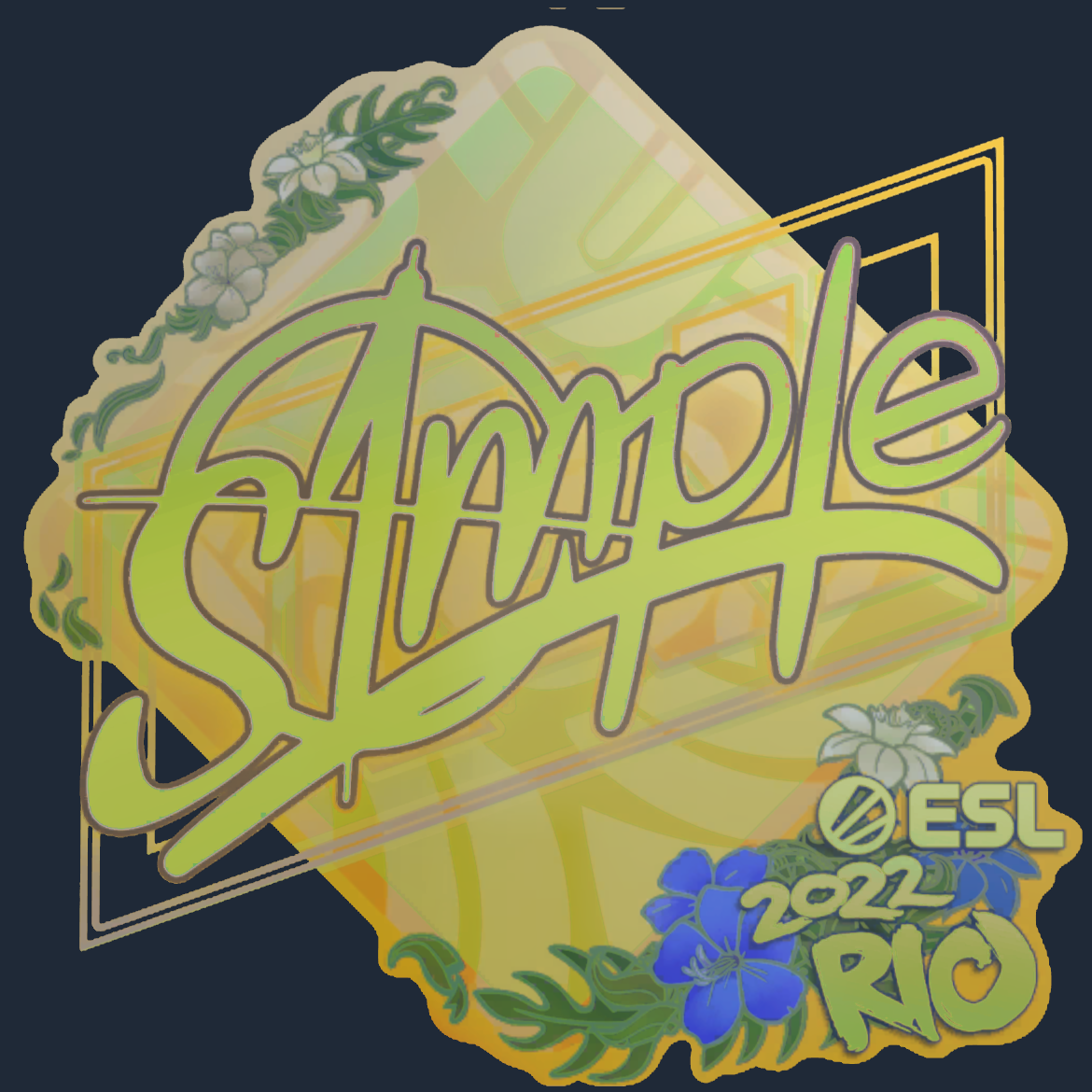 Sticker | s1mple (Holo) | Rio 2022 Screenshot