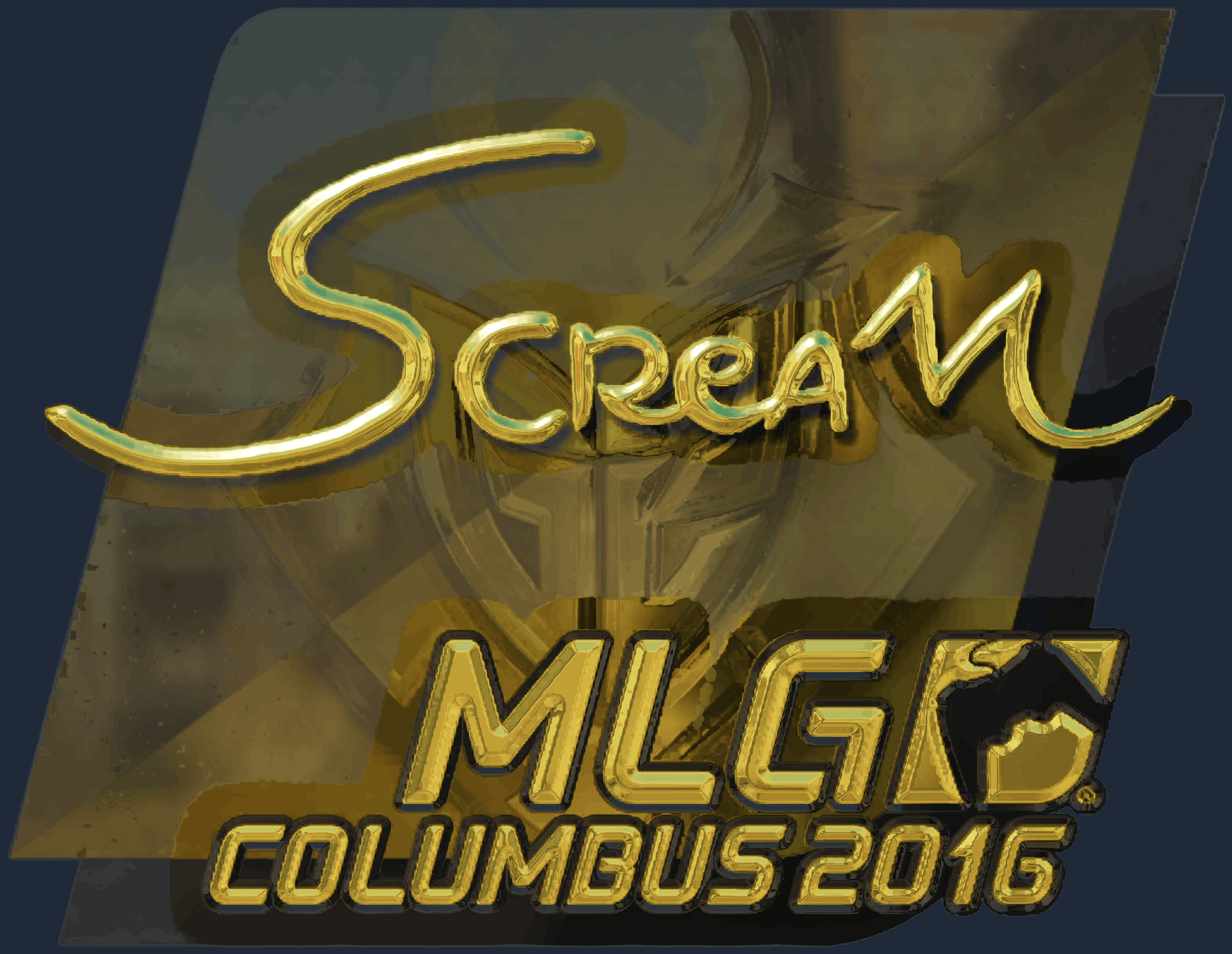 Sticker | ScreaM (Gold) | MLG Columbus 2016 Screenshot