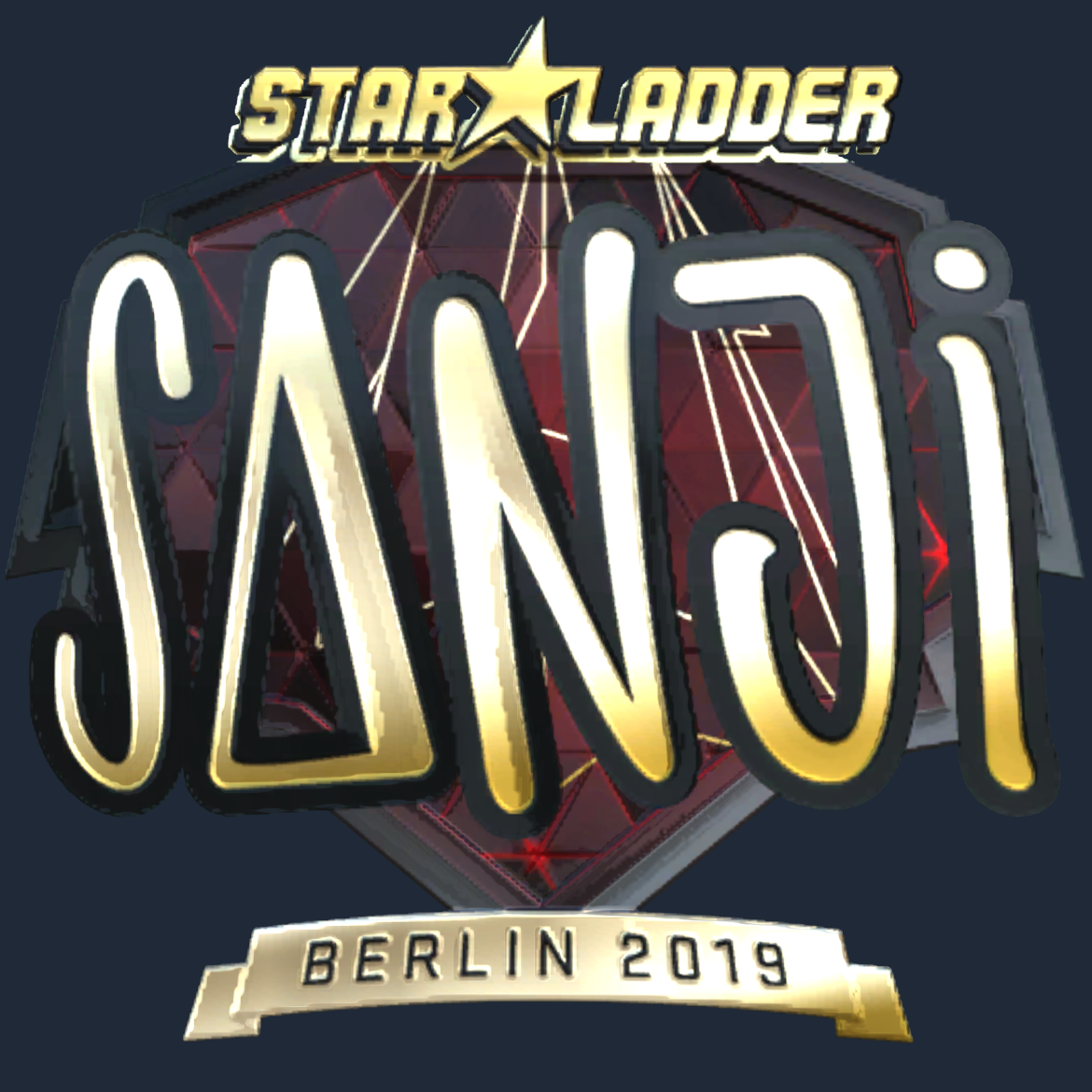 Sticker | SANJI (Gold) | Berlin 2019 Screenshot