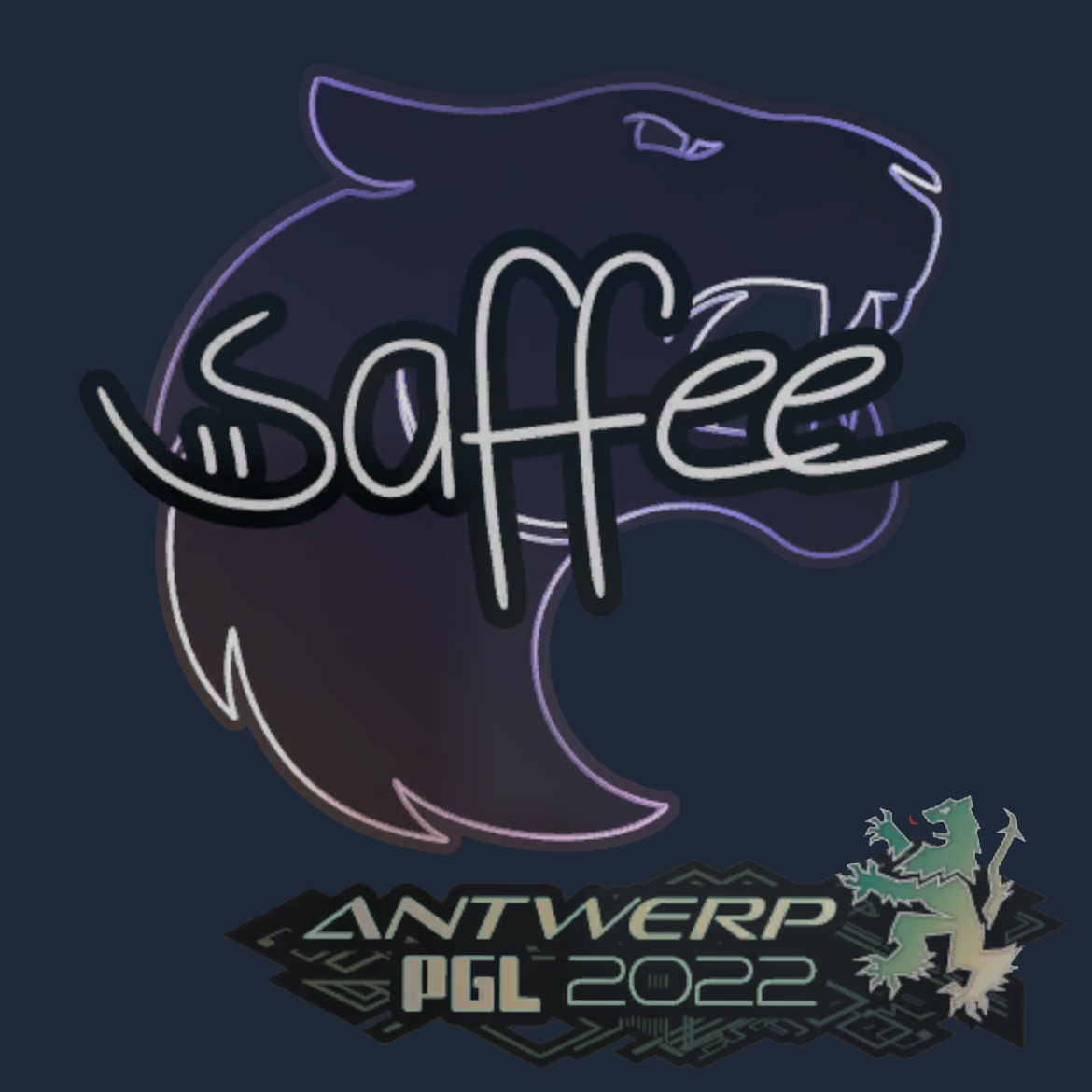 Sticker | saffee | Antwerp 2022 Screenshot