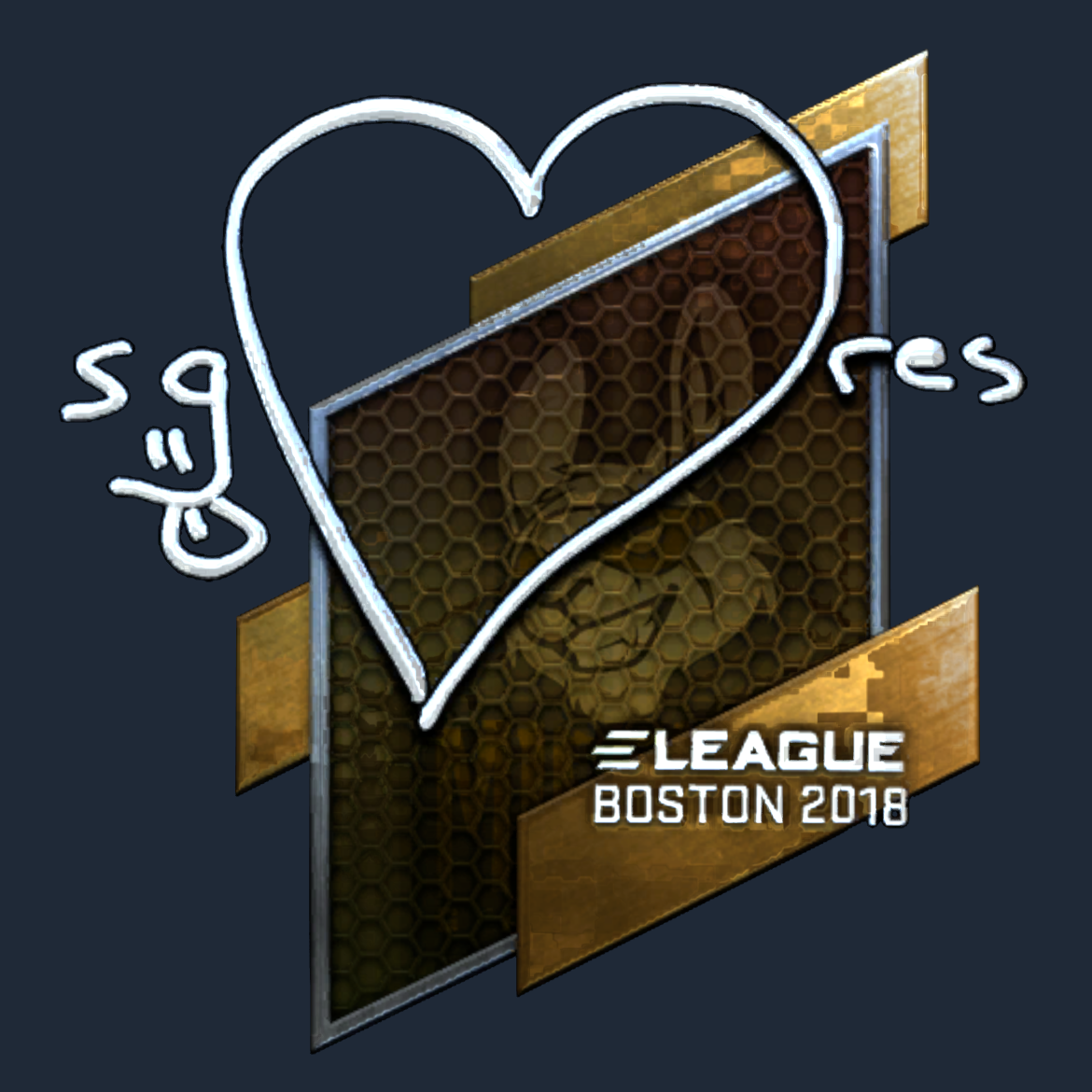 Sticker | seang@res (Foil) | Boston 2018 Screenshot