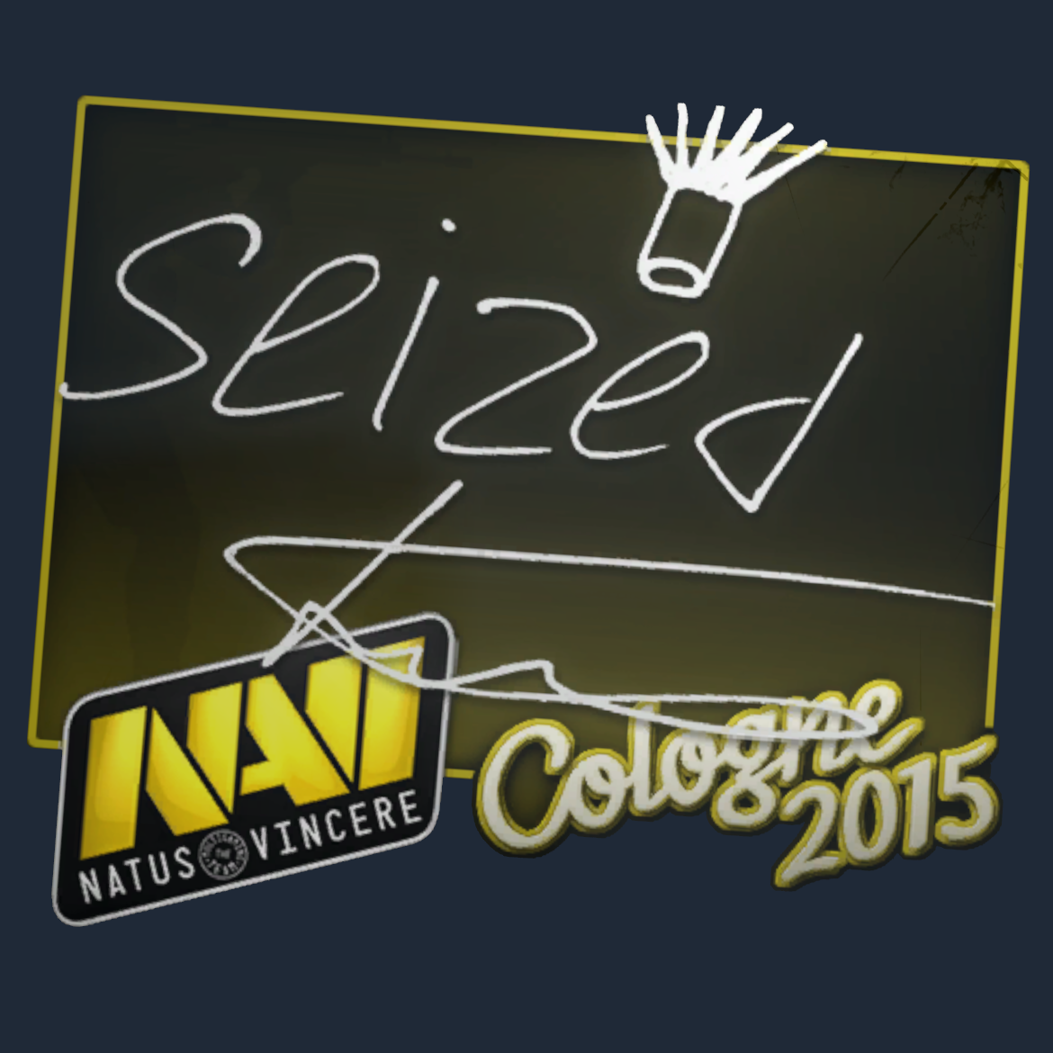 Sticker | seized | Cologne 2015 Screenshot