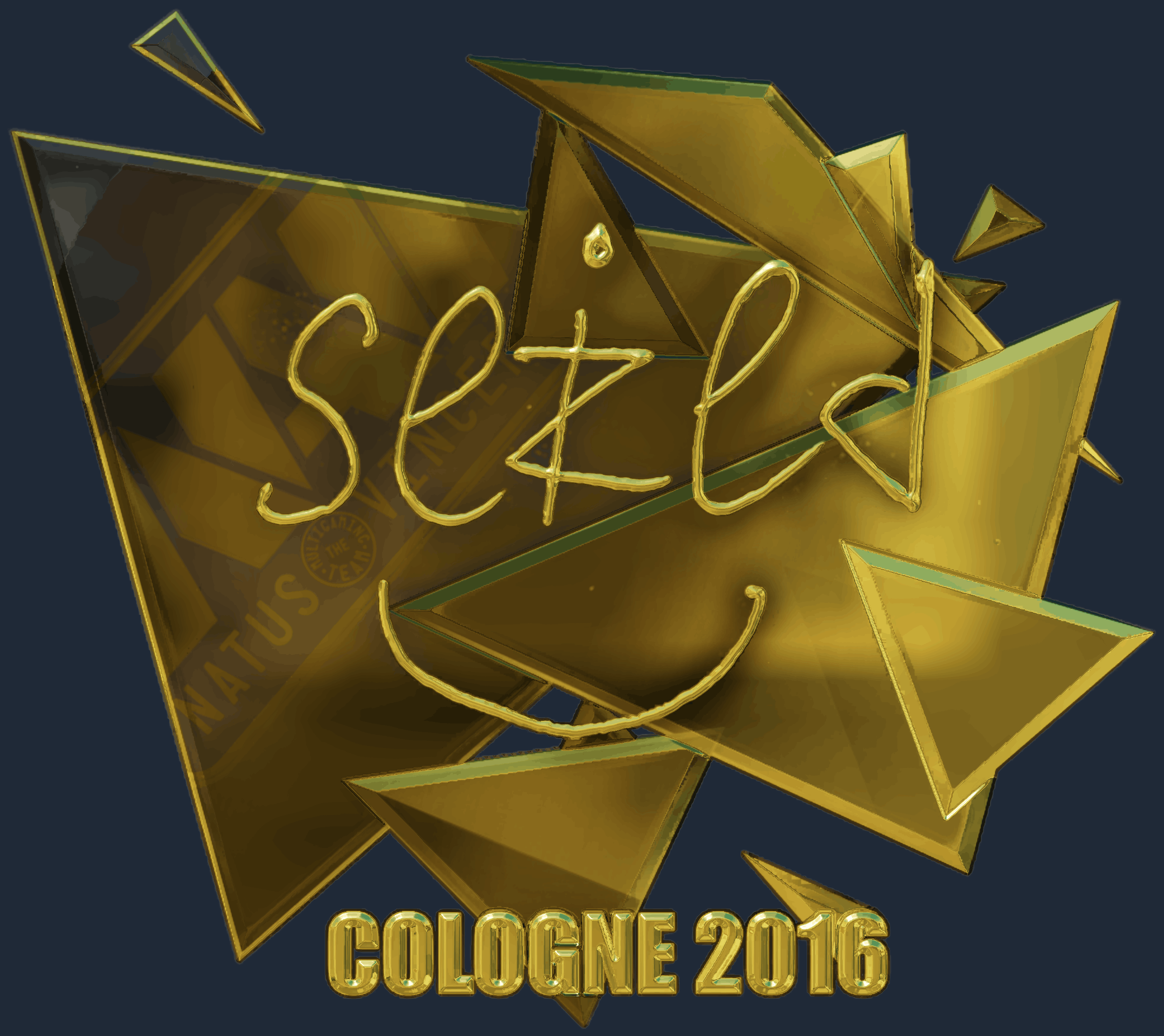 Sticker | seized (Gold) | Cologne 2016 Screenshot