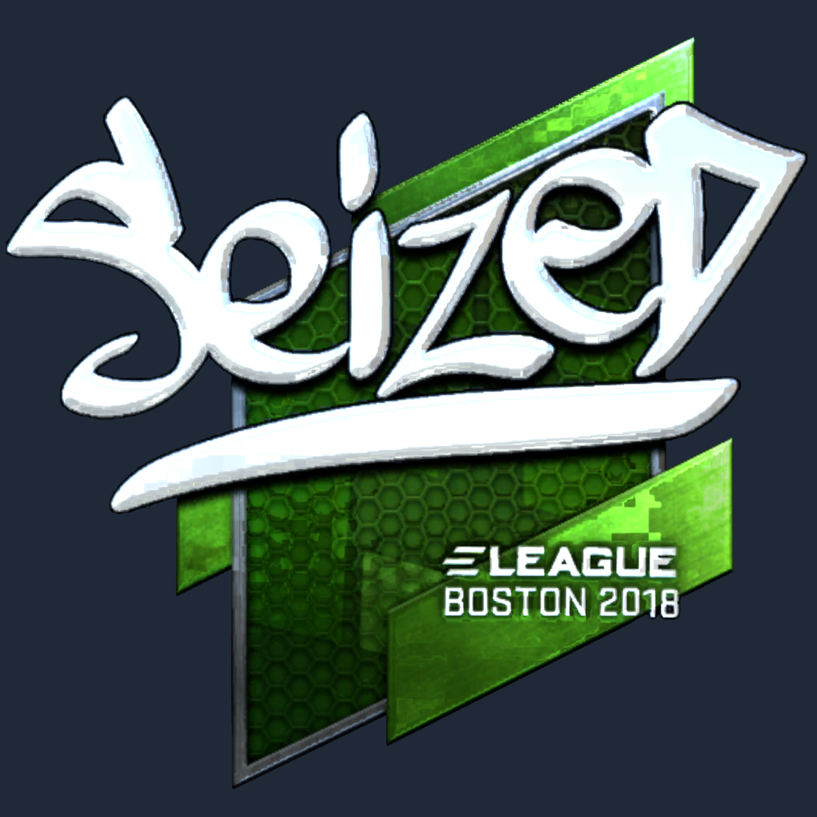 Sticker | seized (Foil) | Boston 2018 Screenshot
