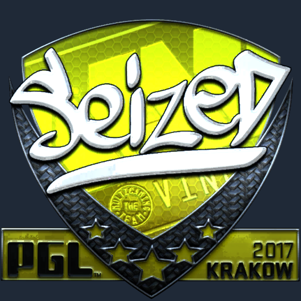 Sticker | seized (Foil) | Krakow 2017 Screenshot