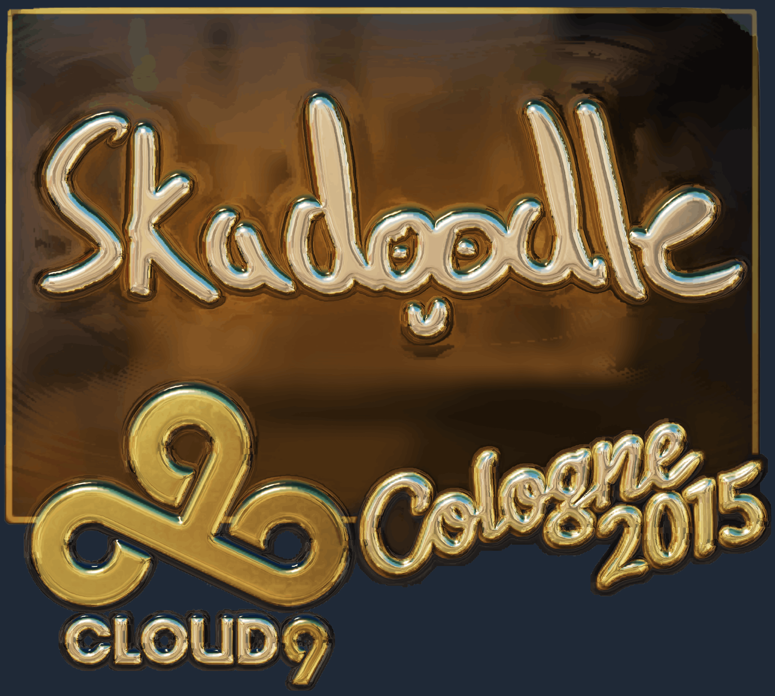 Sticker | Skadoodle (Gold) | Cologne 2015 Screenshot