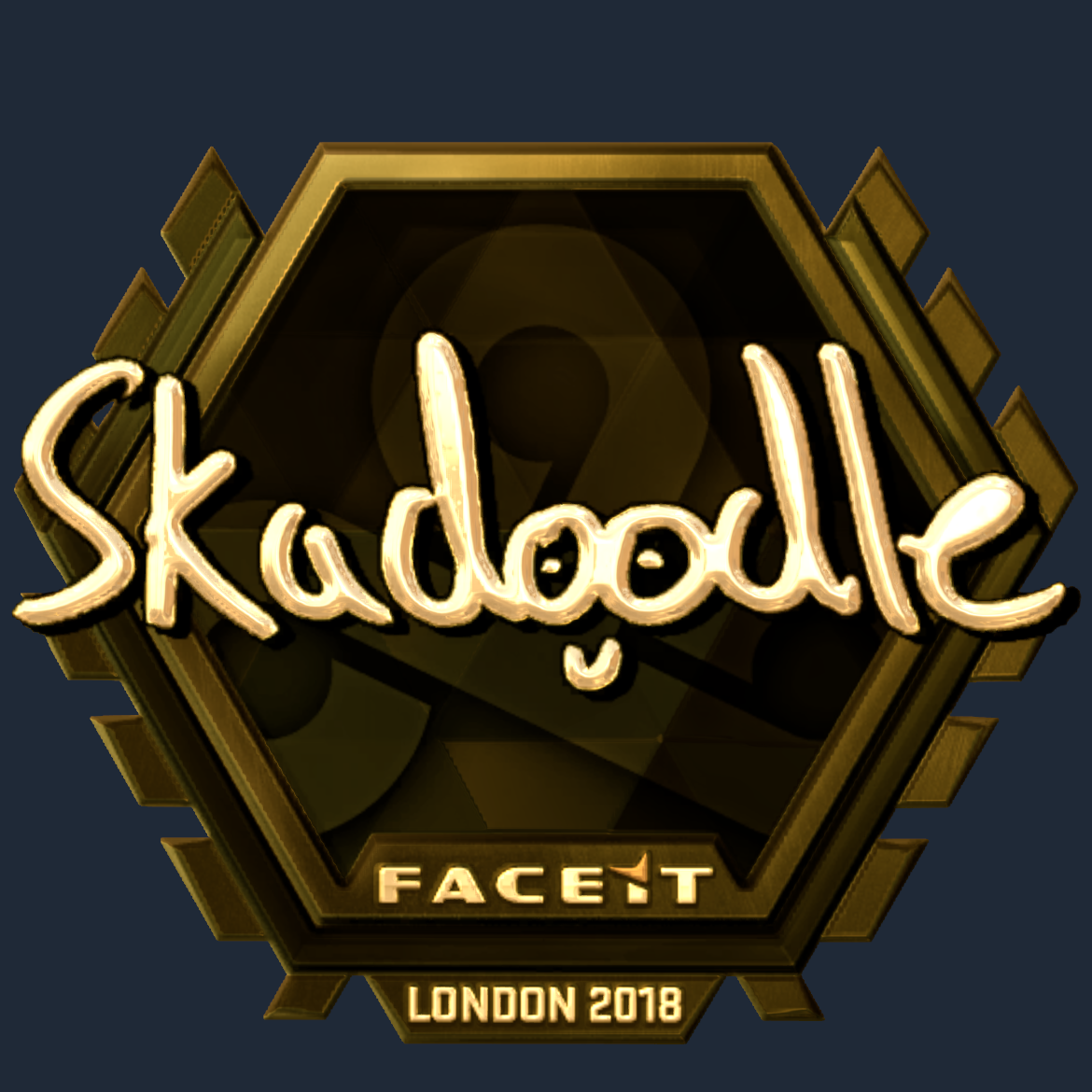 Sticker | Skadoodle (Gold) | London 2018 Screenshot