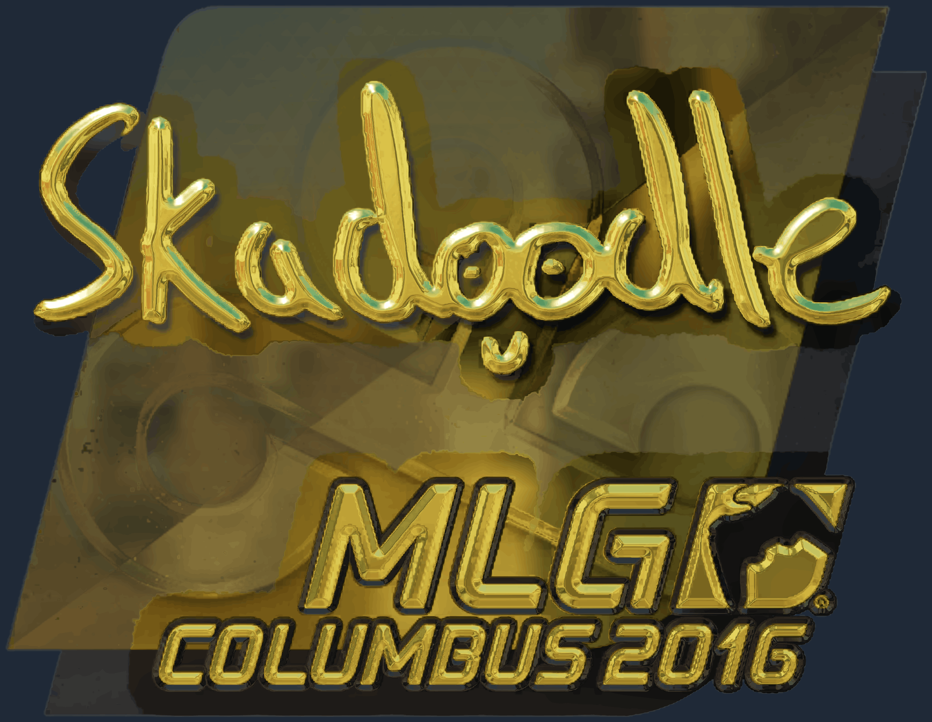 Sticker | Skadoodle (Gold) | MLG Columbus 2016 Screenshot