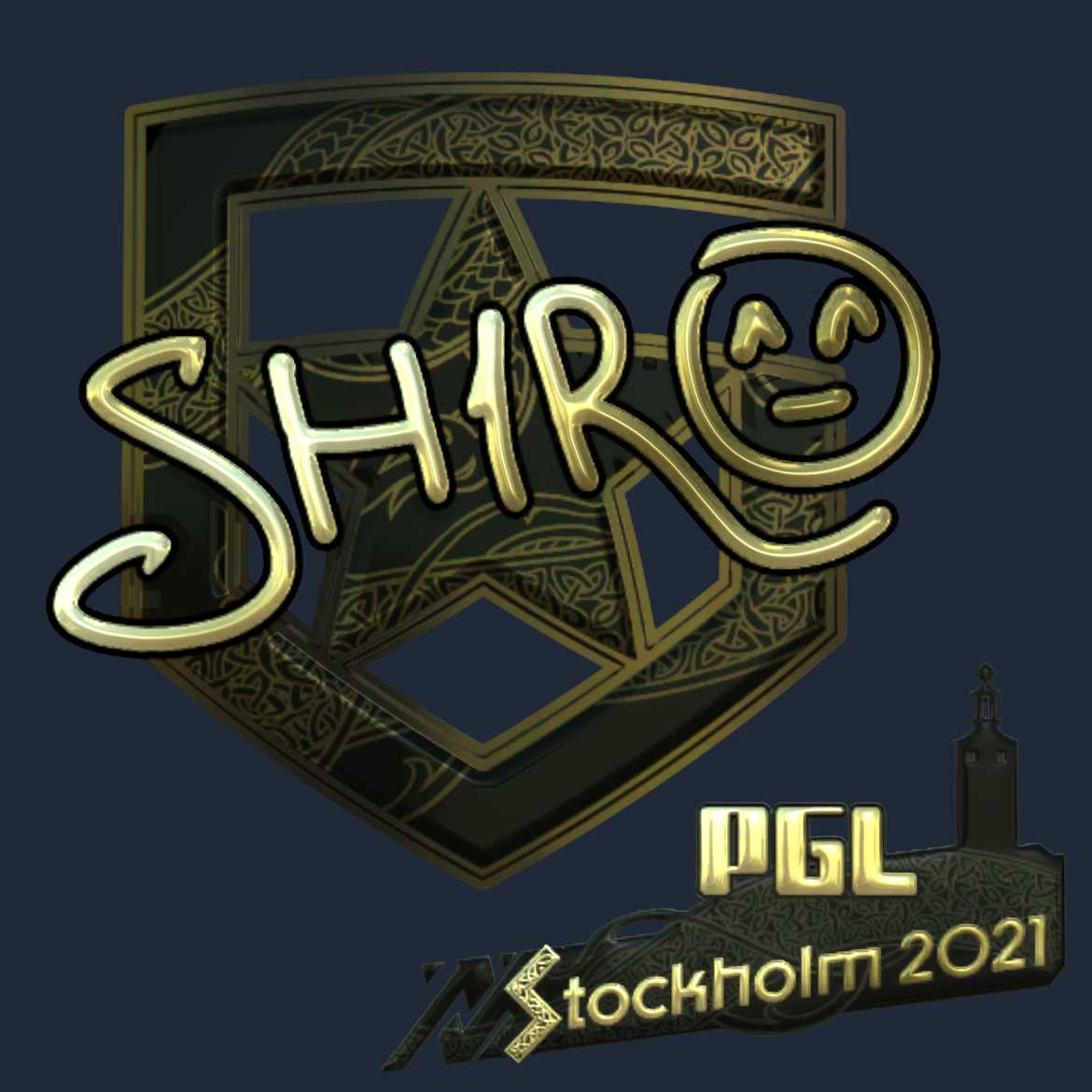 Sticker | sh1ro (Gold) | Stockholm 2021 Screenshot