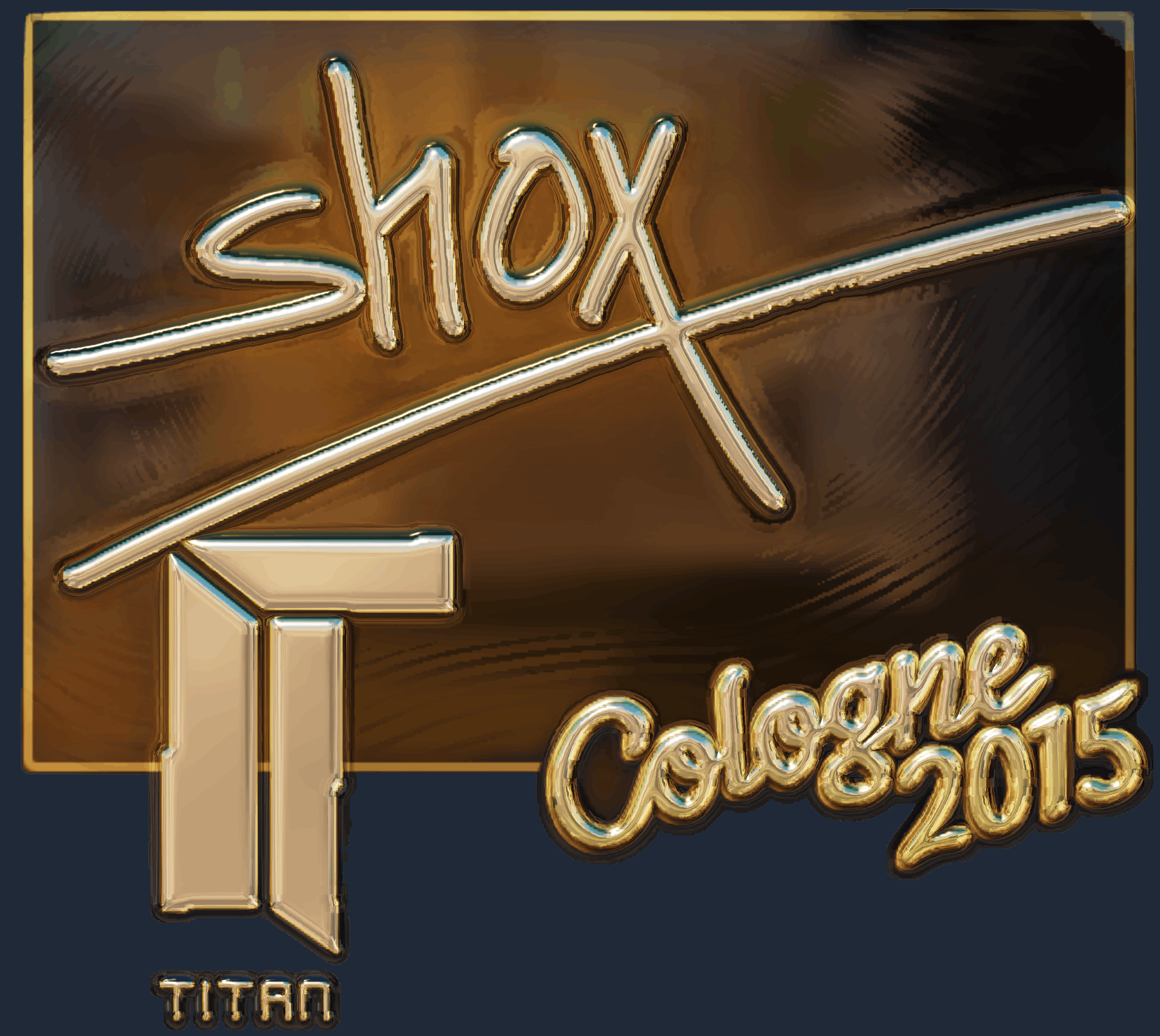 Sticker | shox (Gold) | Cologne 2015 Screenshot
