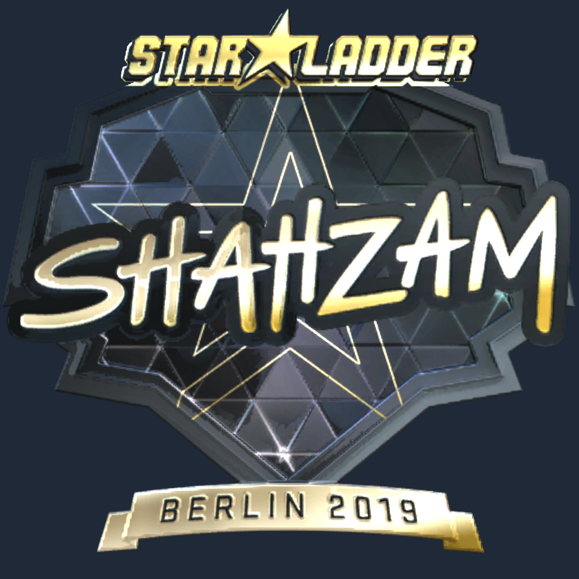 Sticker | ShahZaM (Gold) | Berlin 2019 Screenshot