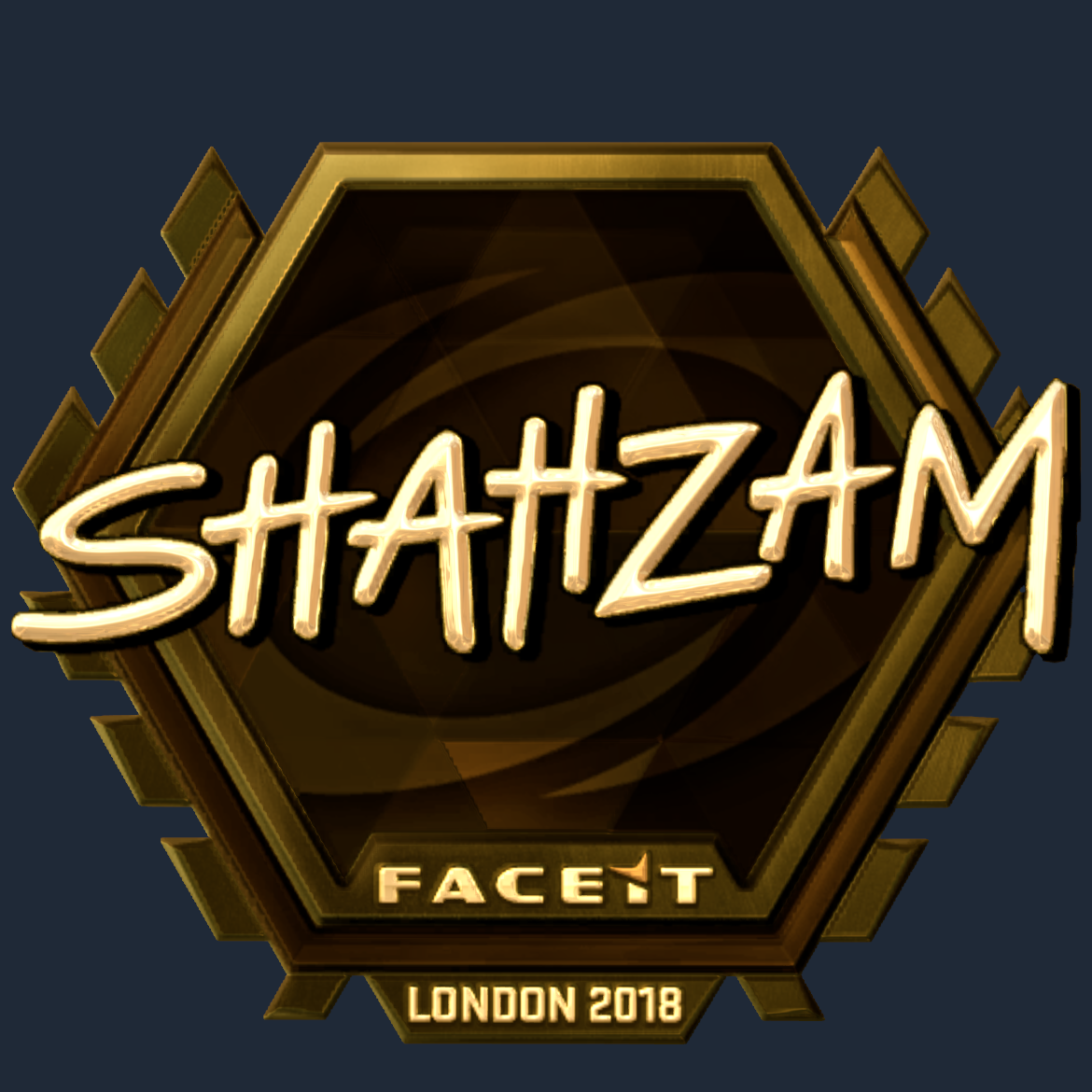 Sticker | ShahZaM (Gold) | London 2018 Screenshot