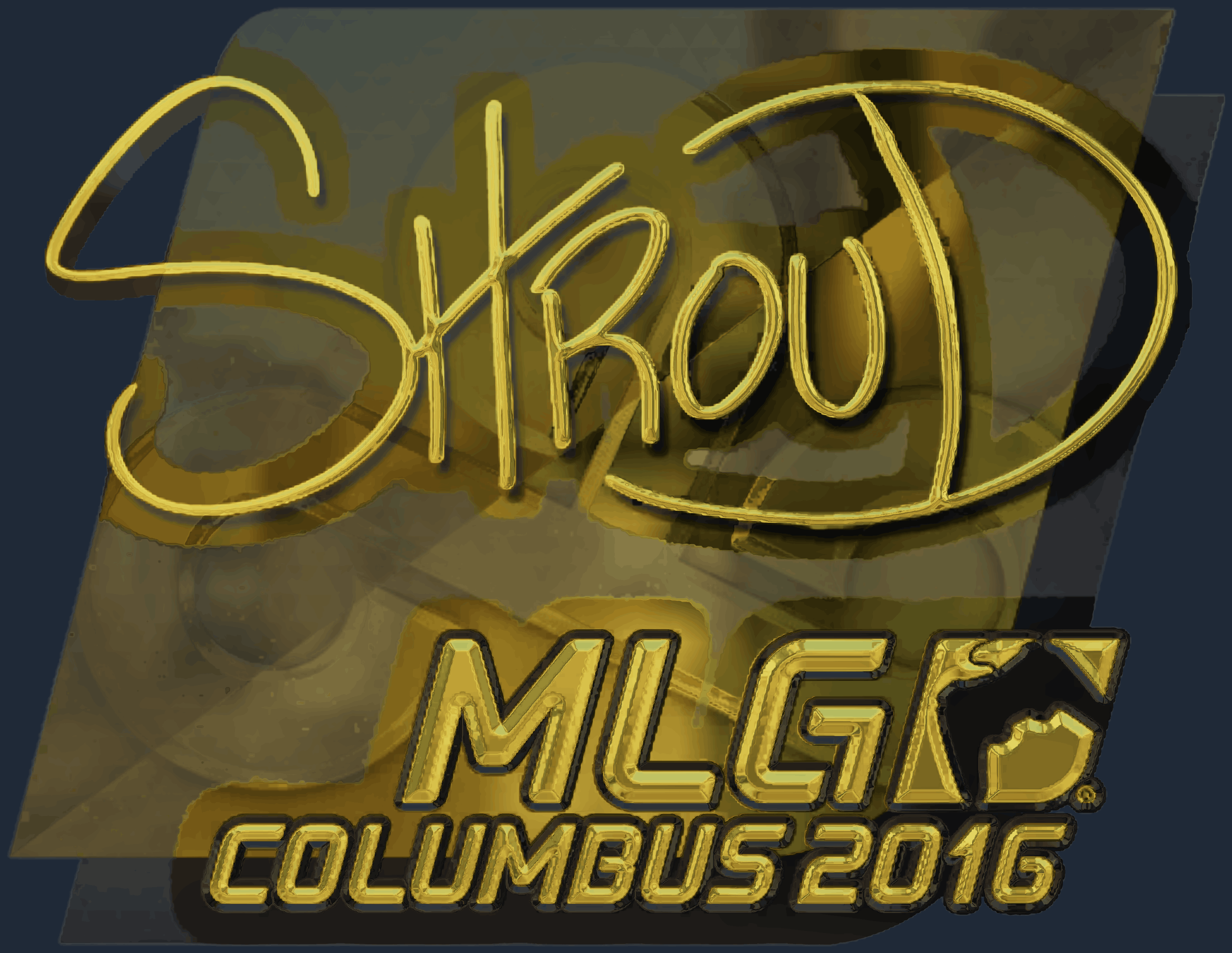 Sticker | shroud (Gold) | MLG Columbus 2016 Screenshot