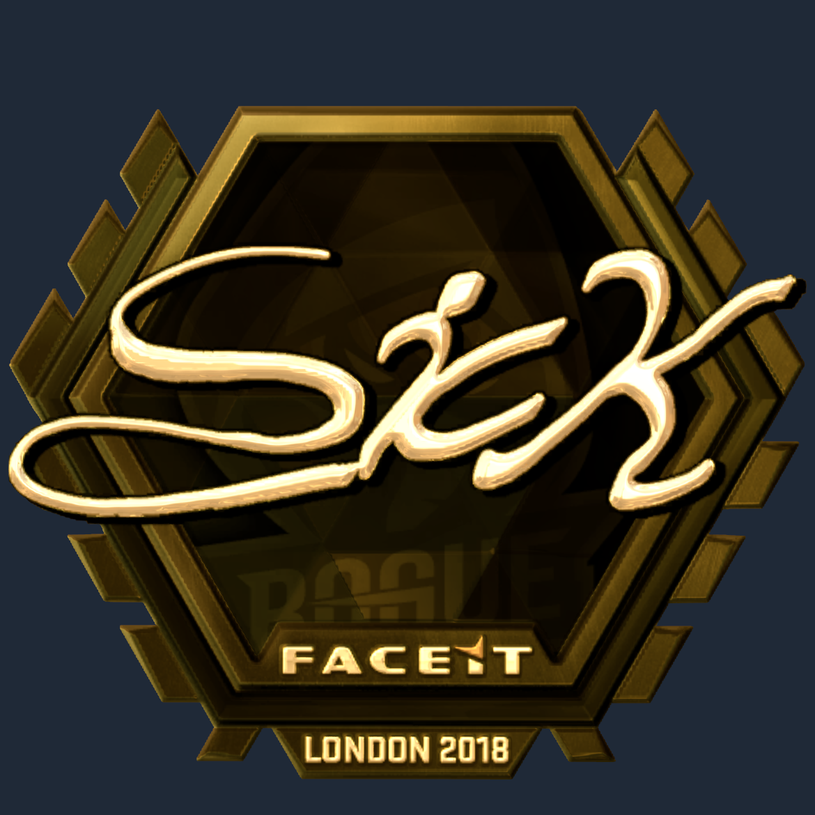 Sticker | SicK (Gold) | London 2018 Screenshot