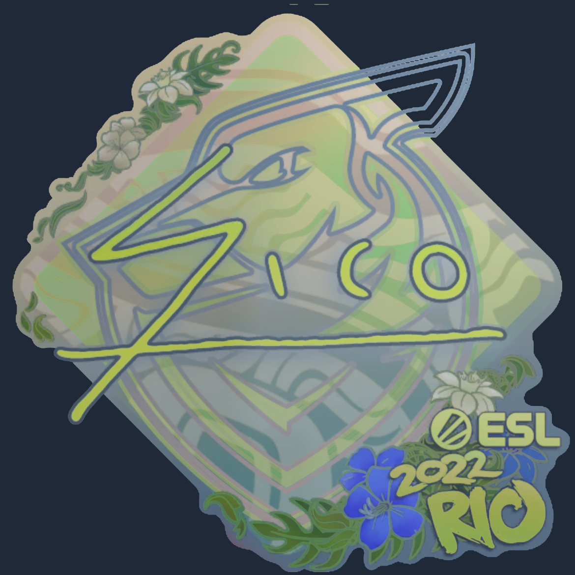 Sticker | Sico (Holo) | Rio 2022 Screenshot