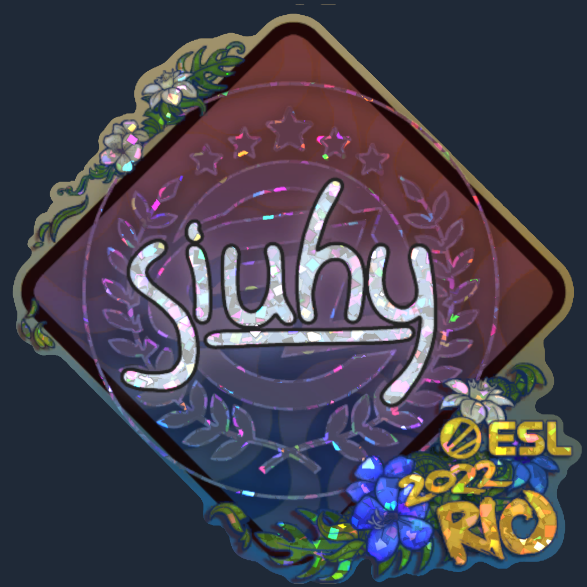 Sticker | siuhy (Glitter) | Rio 2022 Screenshot