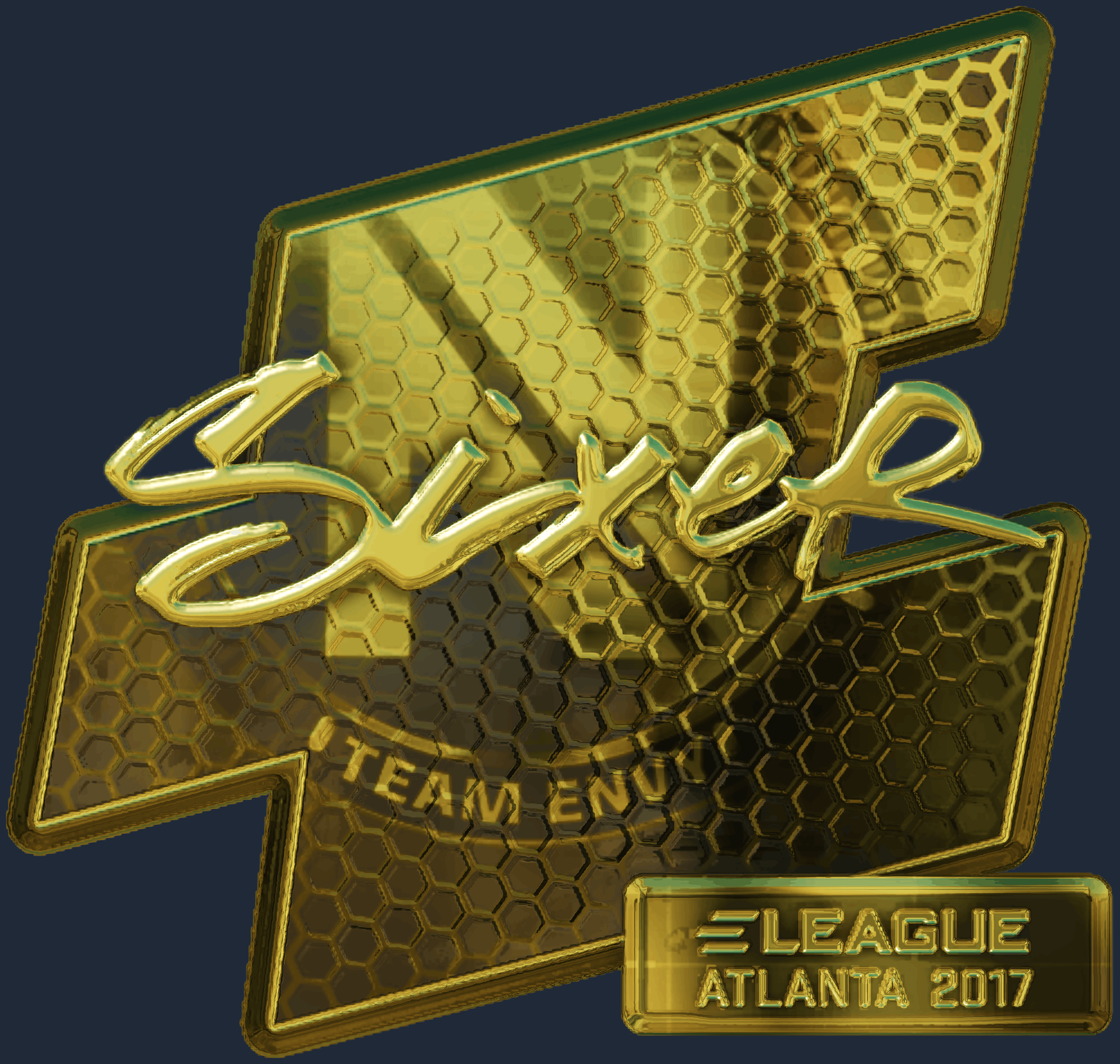 Sticker | SIXER (Gold) | Atlanta 2017 Screenshot