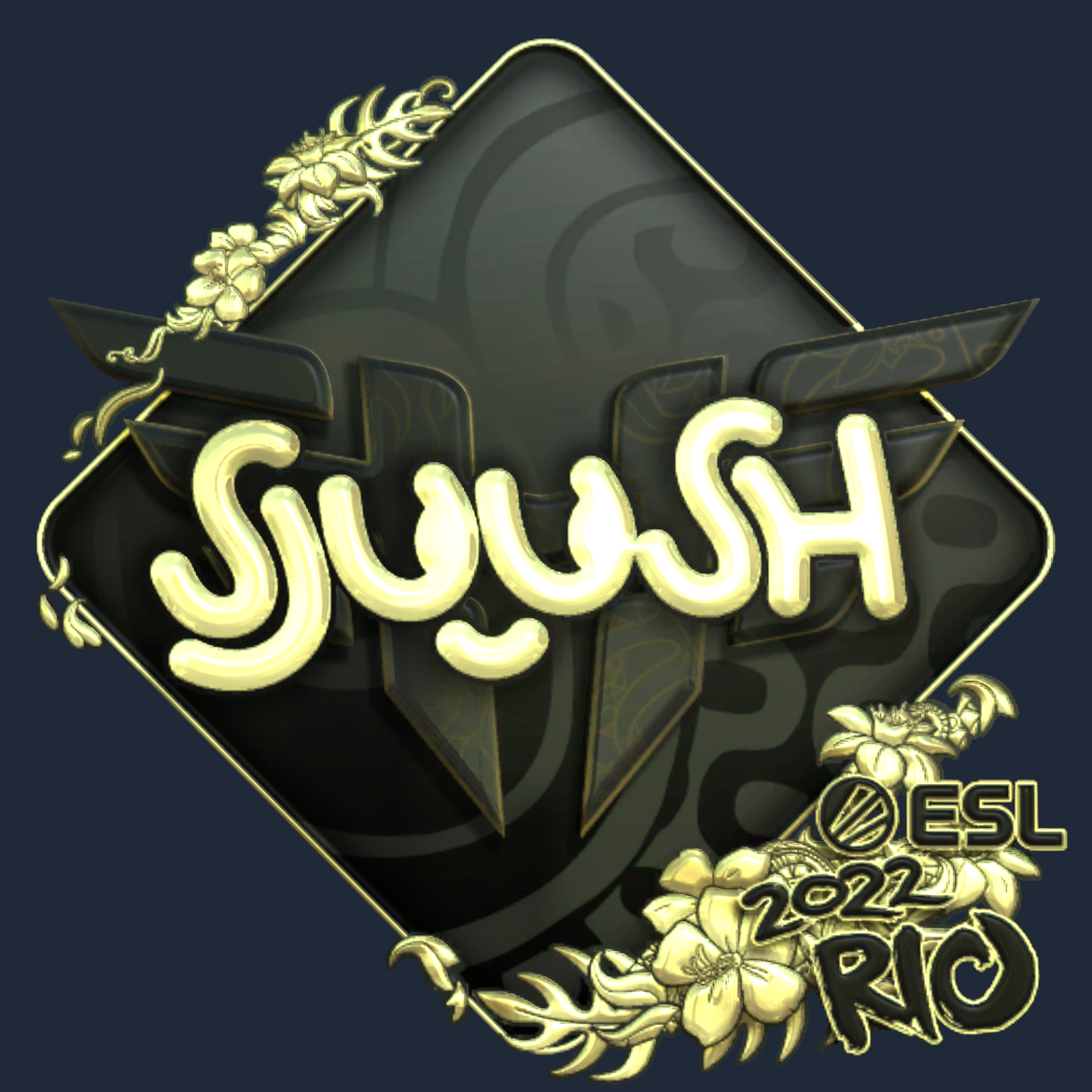 Sticker | sjuush (Gold) | Rio 2022 Screenshot