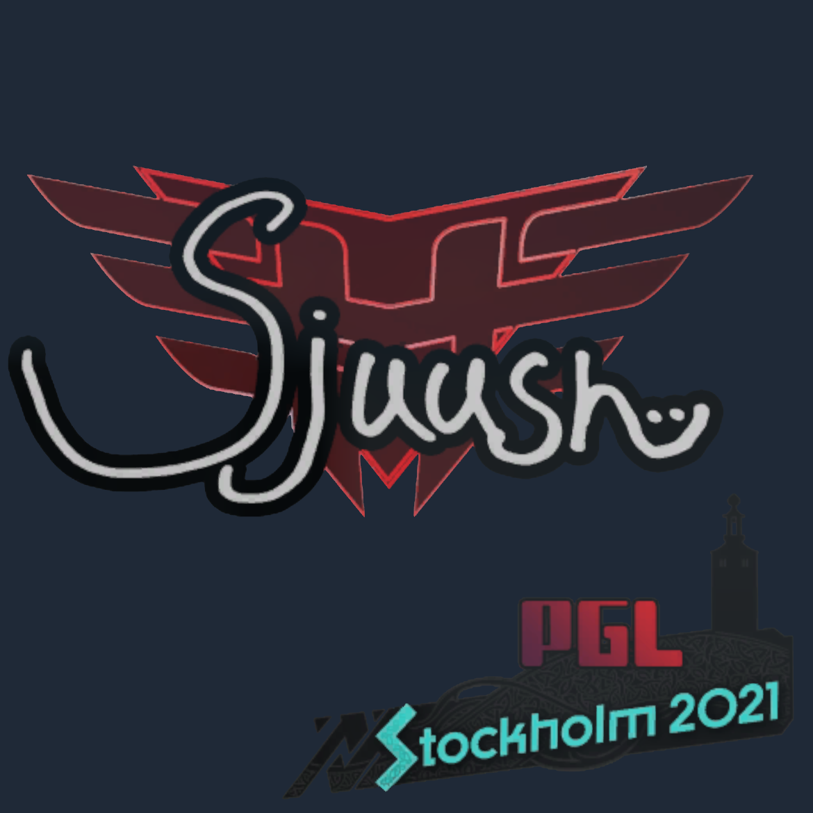 Sticker | sjuush | Stockholm 2021 Screenshot