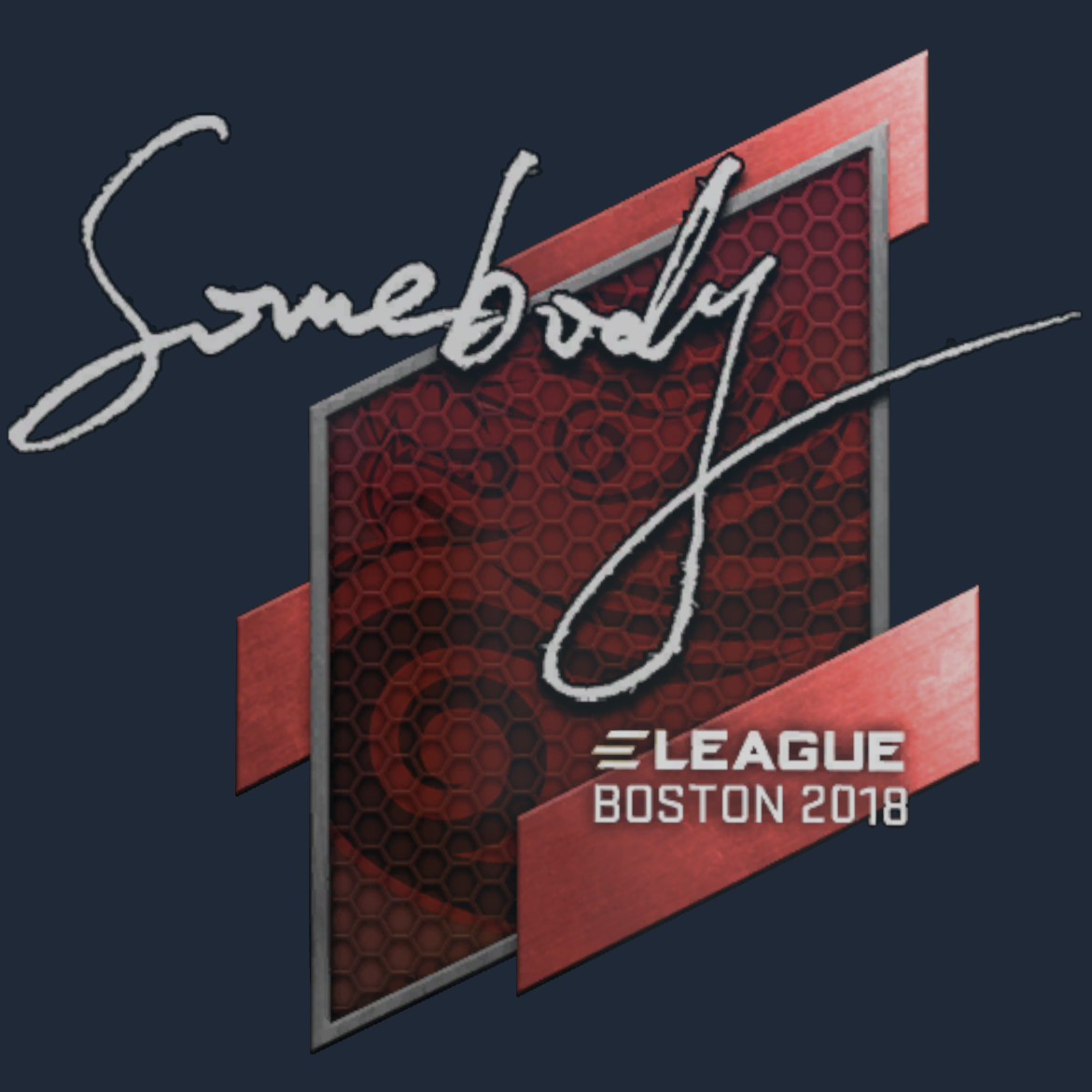 Sticker | somebody | Boston 2018 Screenshot