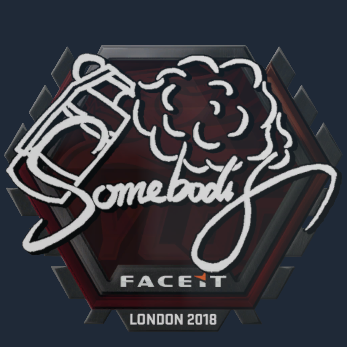 Sticker | somebody | London 2018 Screenshot