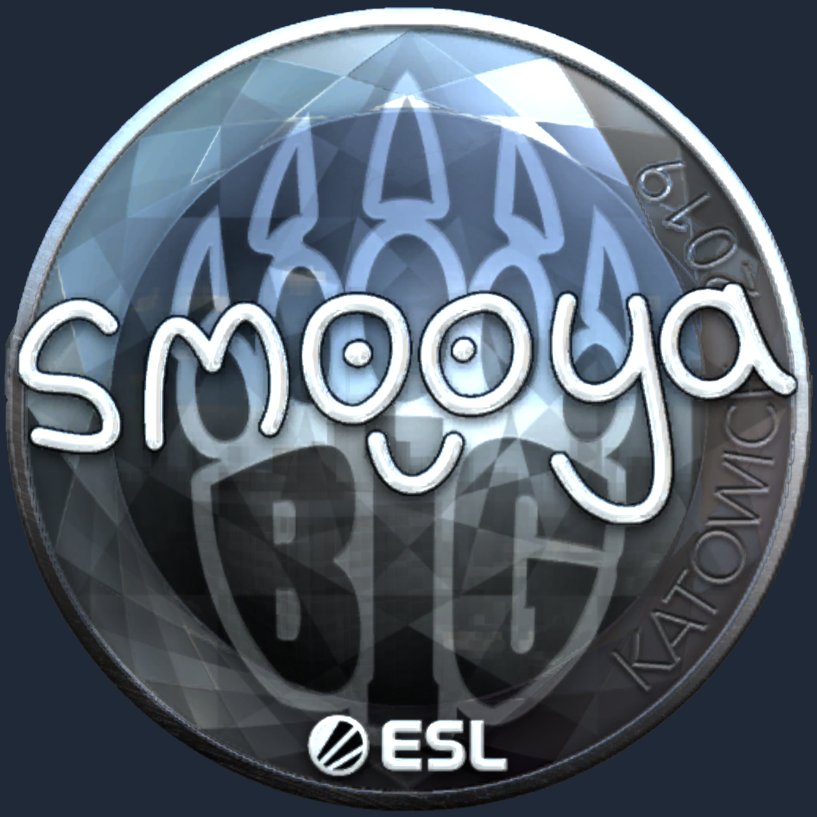 Sticker | smooya (Foil) | Katowice 2019 Screenshot