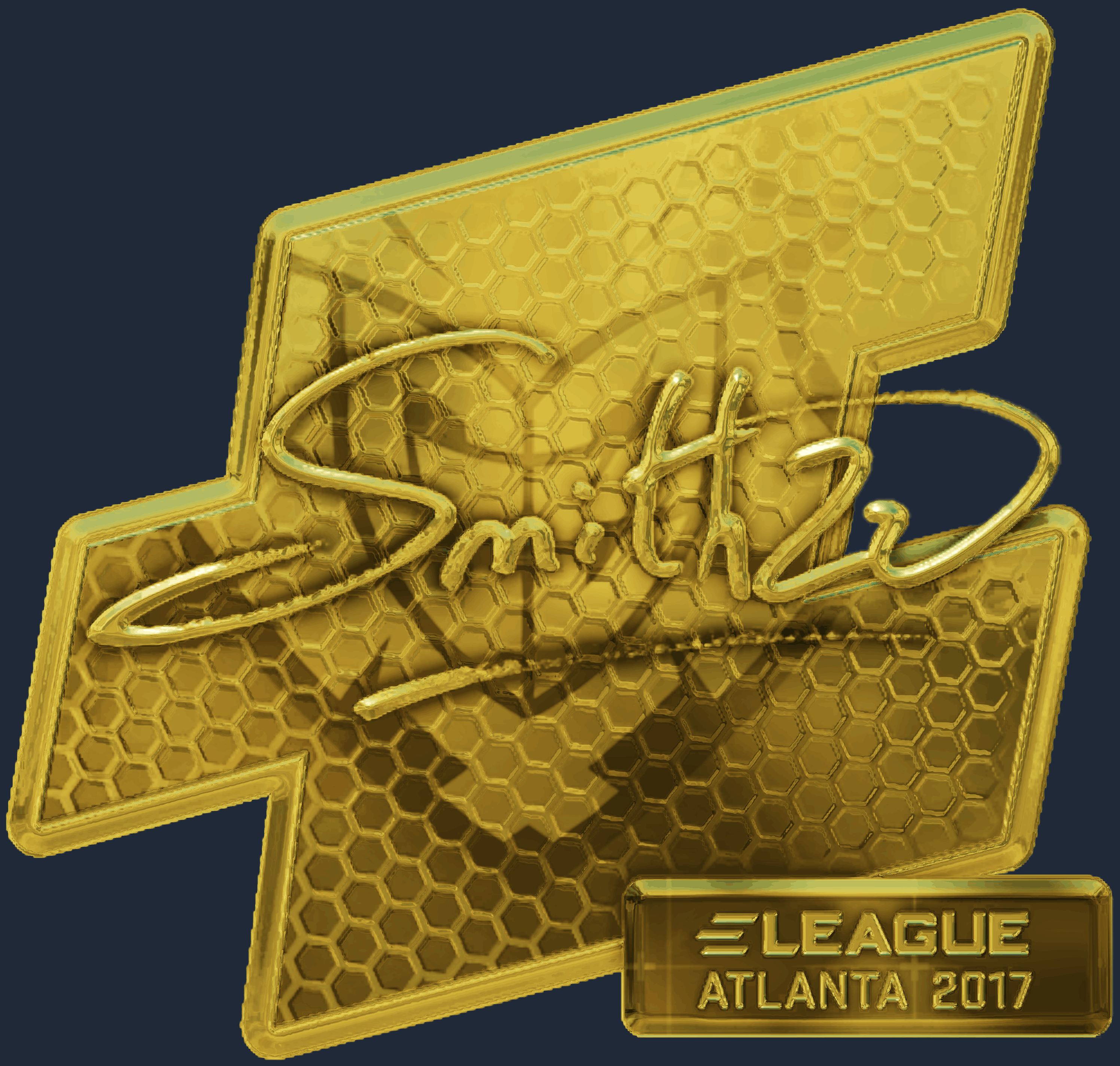 Sticker | SmithZz (Gold) | Atlanta 2017 Screenshot