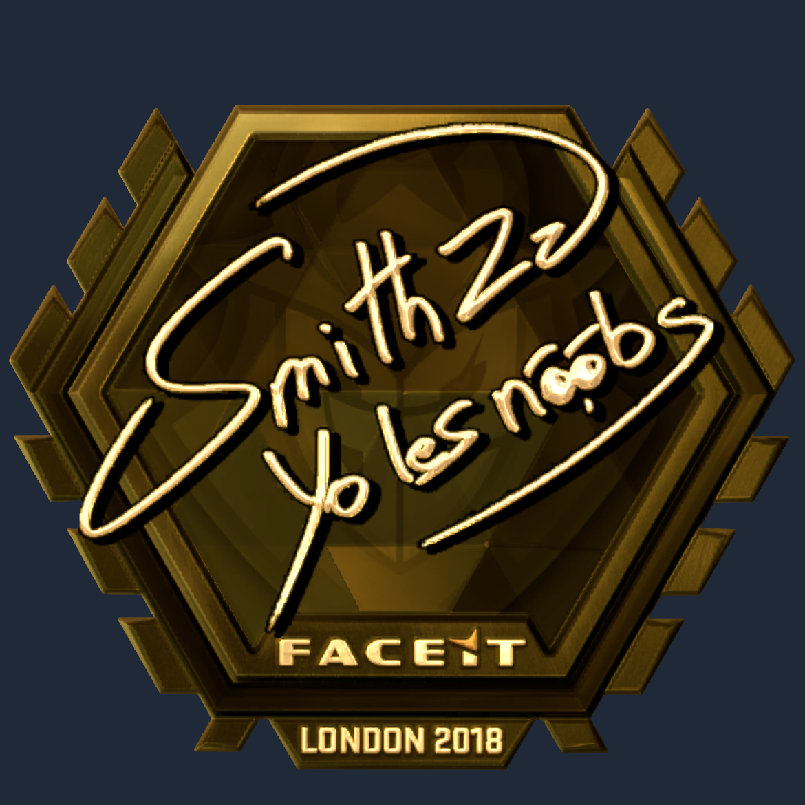 Sticker | SmithZz (Gold) | London 2018 Screenshot