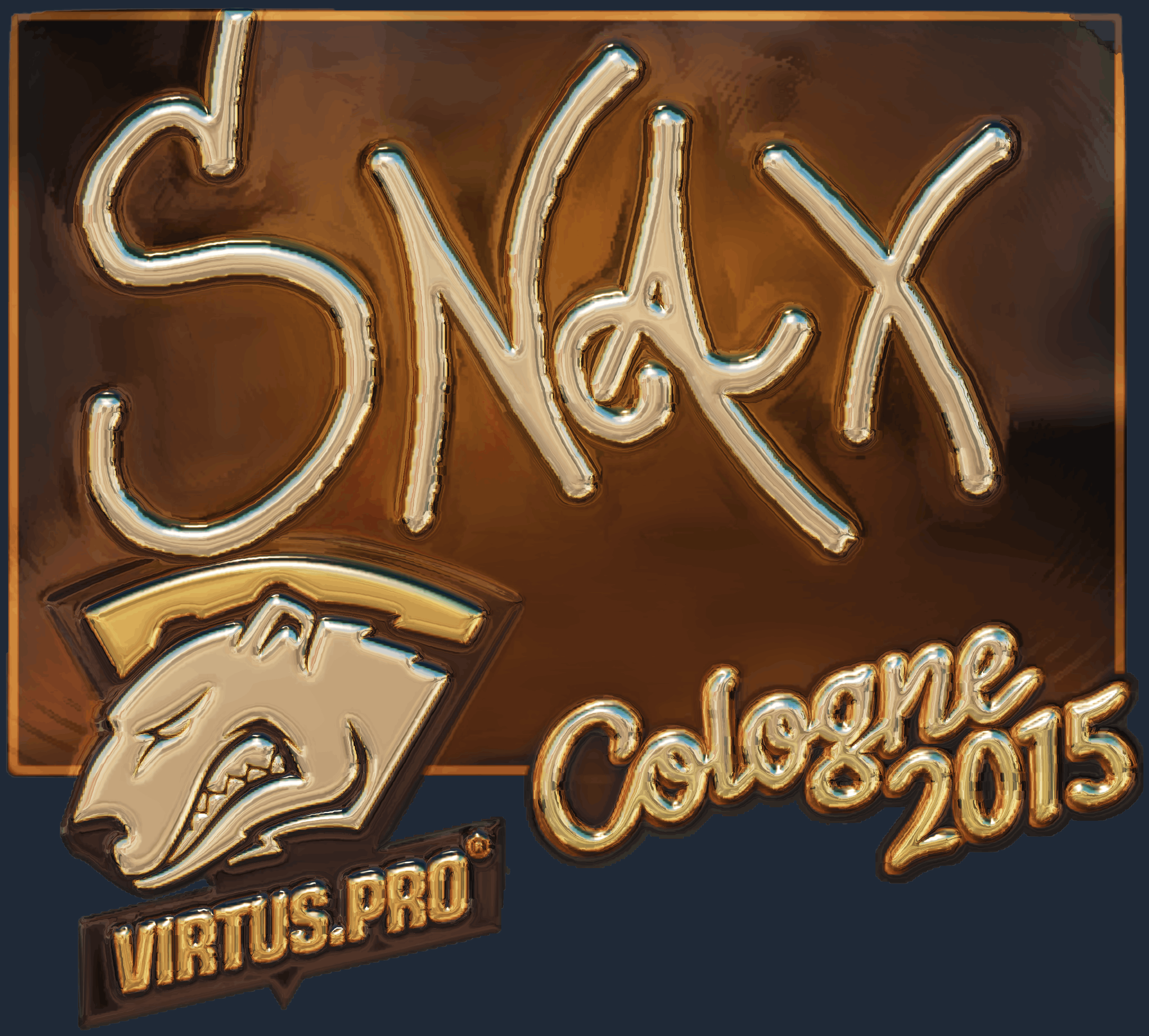 Sticker | Snax (Gold) | Cologne 2015 Screenshot