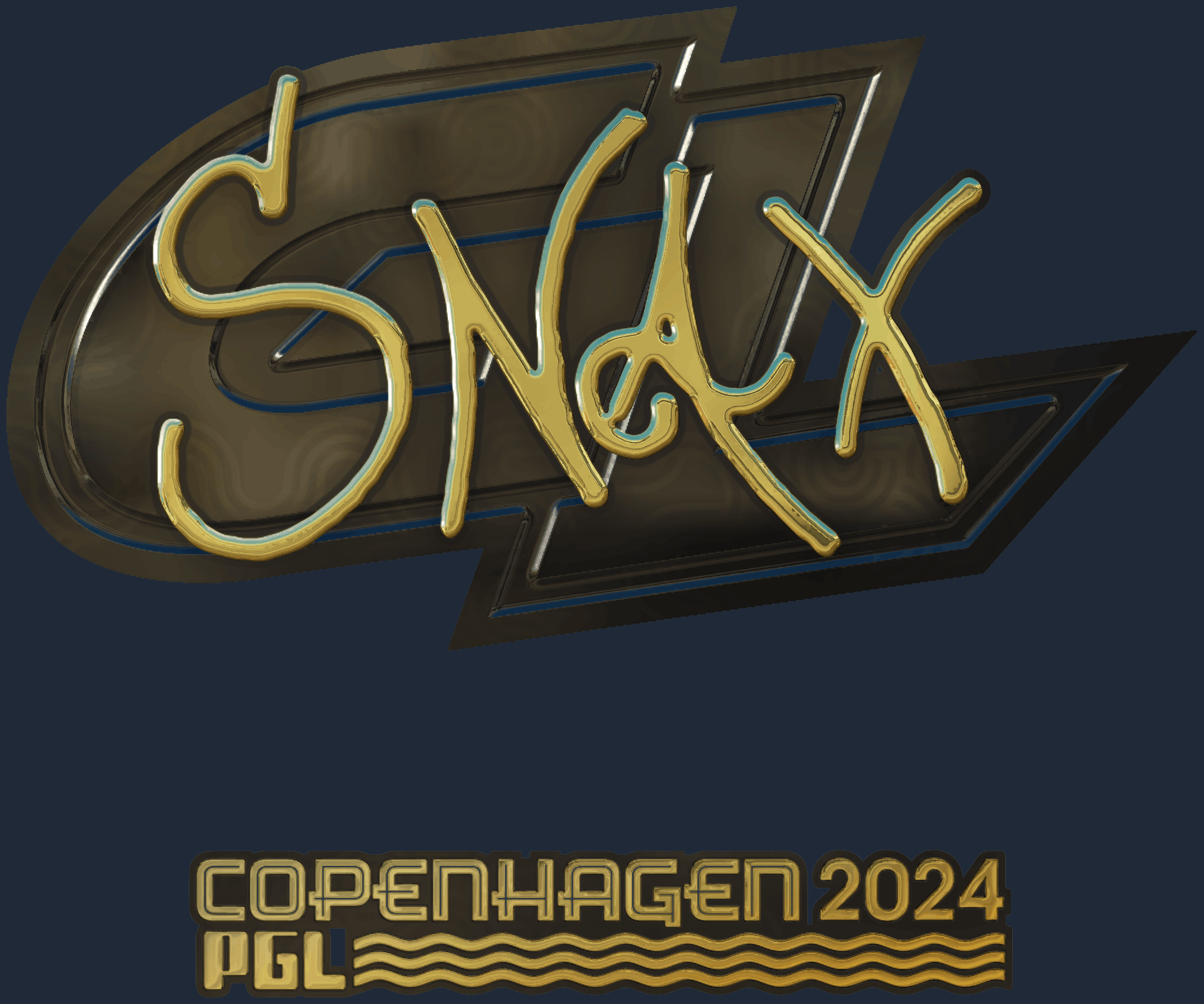 Sticker | Snax (Gold) | Copenhagen 2024 Screenshot
