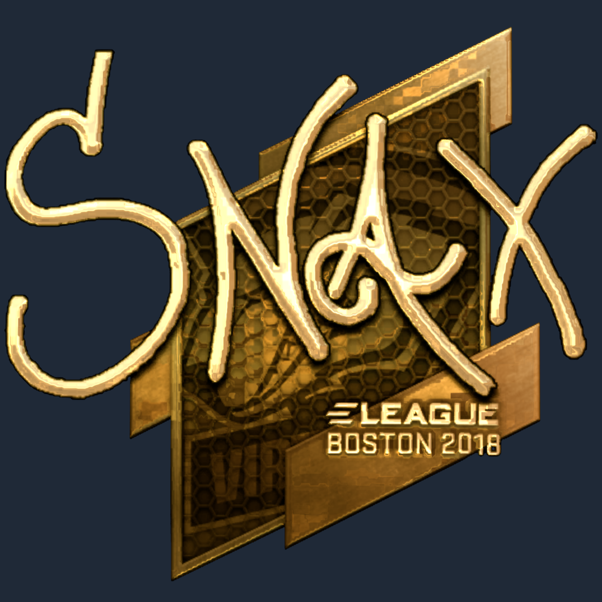 Sticker | Snax (Gold) | Boston 2018 Screenshot