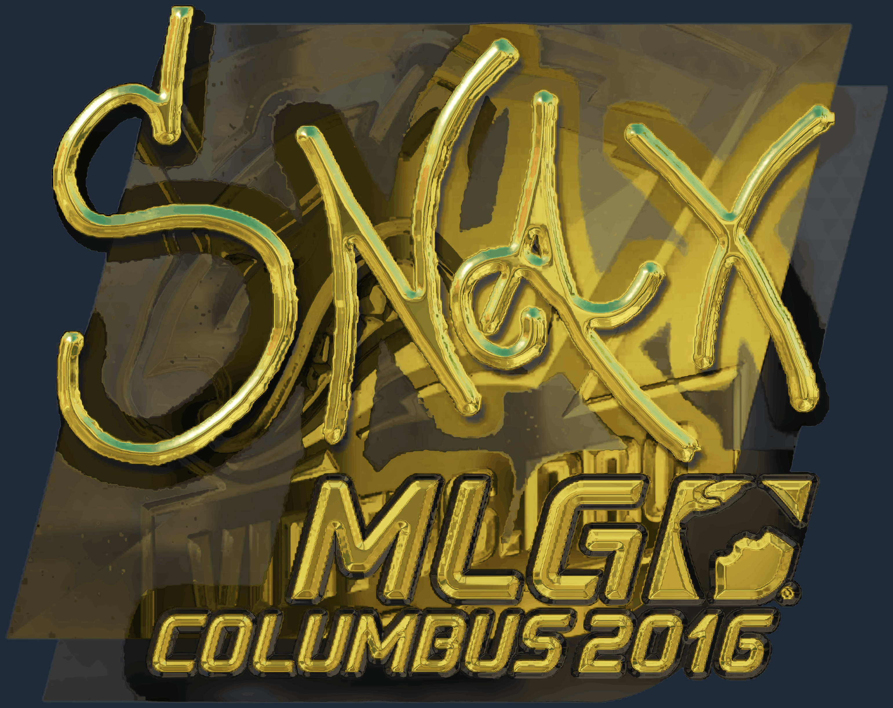 Sticker | Snax (Gold) | MLG Columbus 2016 Screenshot