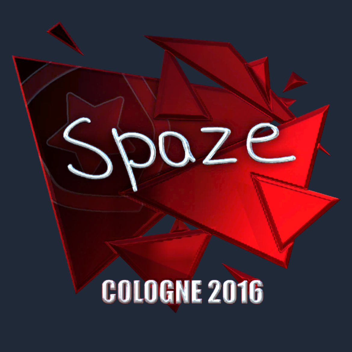 Sticker | spaze (Foil) | Cologne 2016 Screenshot