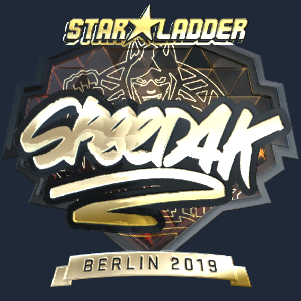 Sticker | speed4k (Gold) | Berlin 2019 Screenshot