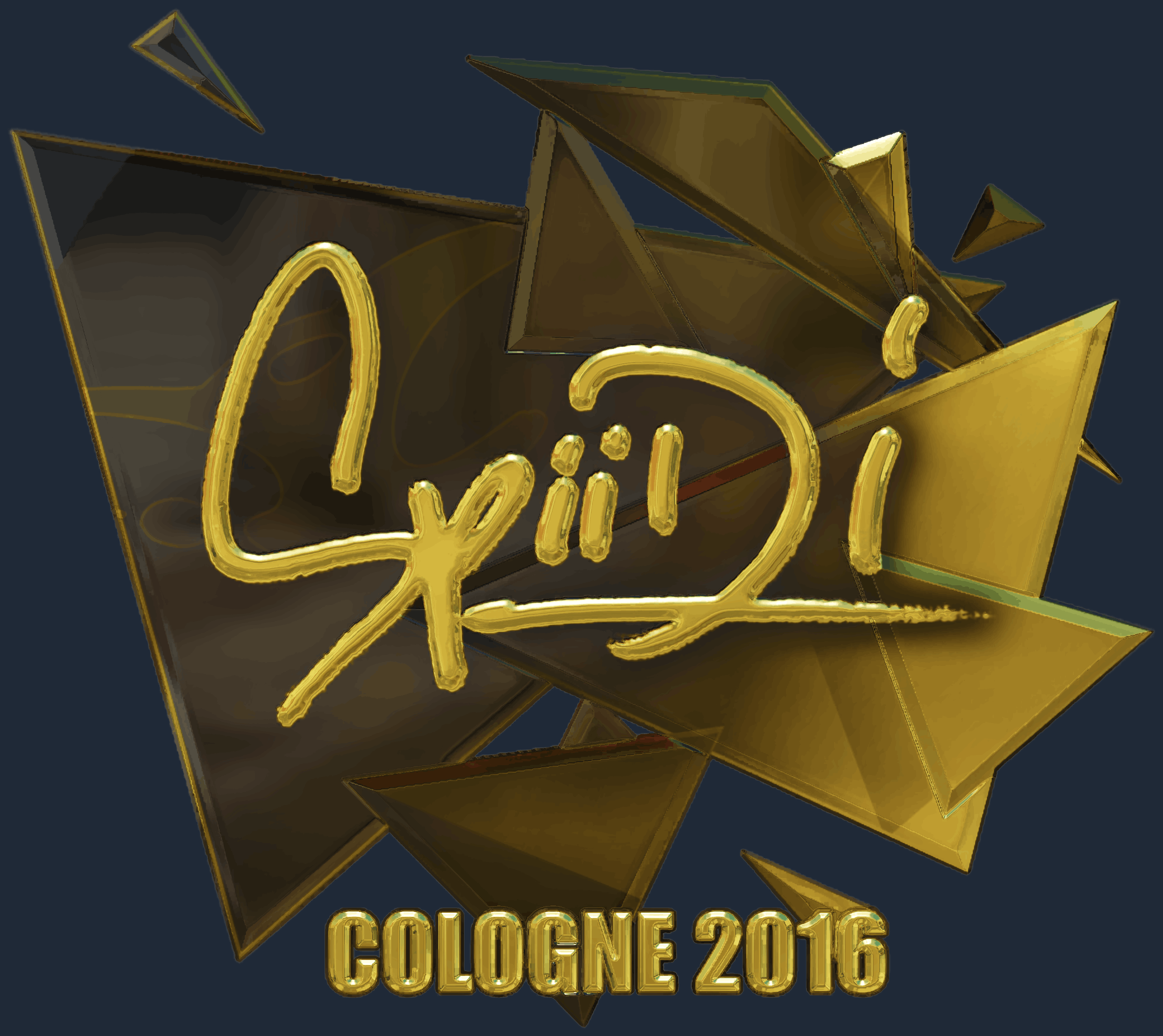 Sticker | Spiidi (Gold) | Cologne 2016 Screenshot
