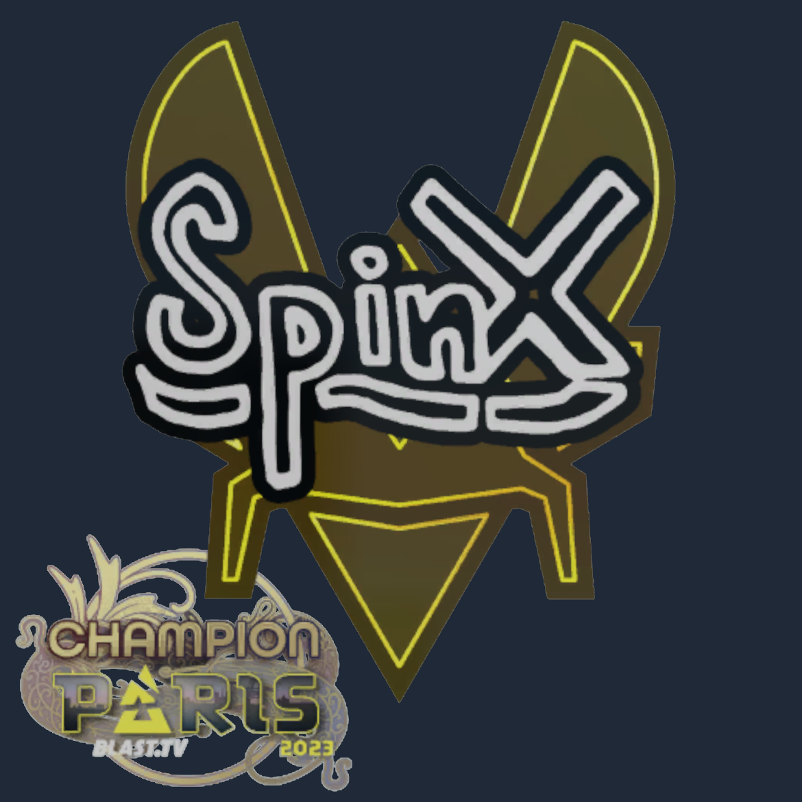 Sticker | Spinx (Champion) | Paris 2023 Screenshot