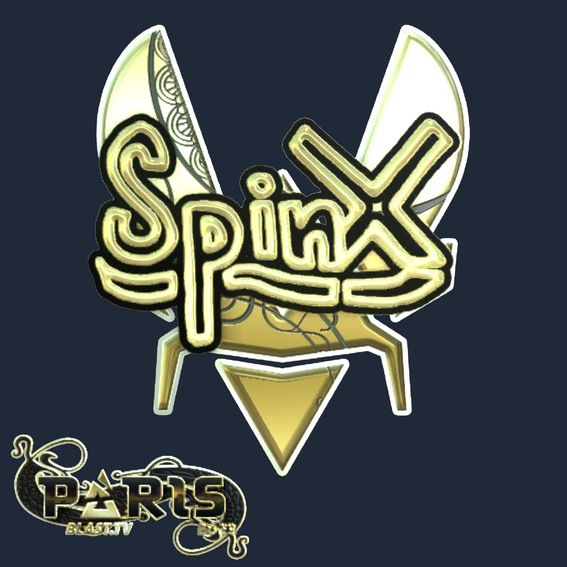 Sticker | Spinx (Gold) | Paris 2023 Screenshot